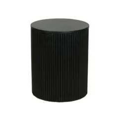 Beistelltisch Owen Schwarz D: 40 cm