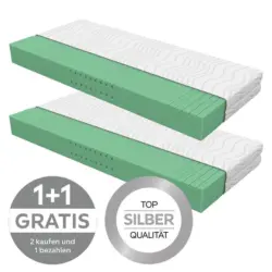 Kaltschaummatratze Nizza Comfort 90x200 cm H3 H: 21 cm