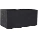 M&ouml;belix BLUMENKASTEN Betonoptik Schwarz B: 80 cm