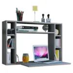 M&ouml;belix Laptoptisch Ausklappbar B: 90 cm Wandila, Grau