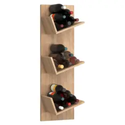 WEINREGAL Vinosi Eichefarben B: 33 cm
