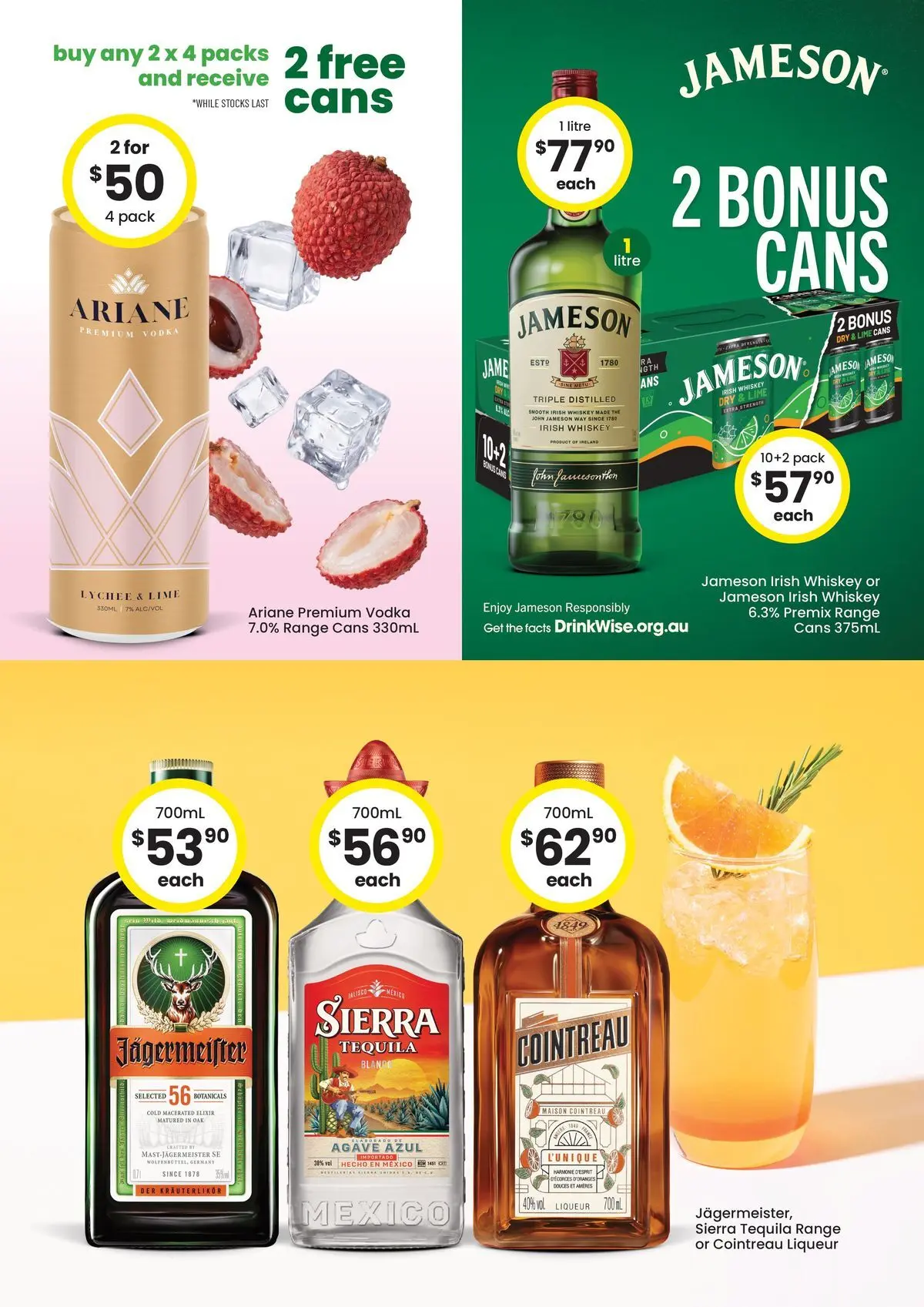 The Bottle-O - Good Value Booze, For Good Value People. QLD 15/06 - 14/06/2026 > weekly / monthly specials | Page: 2 | Products: Vodka, Whiskey, Lime
