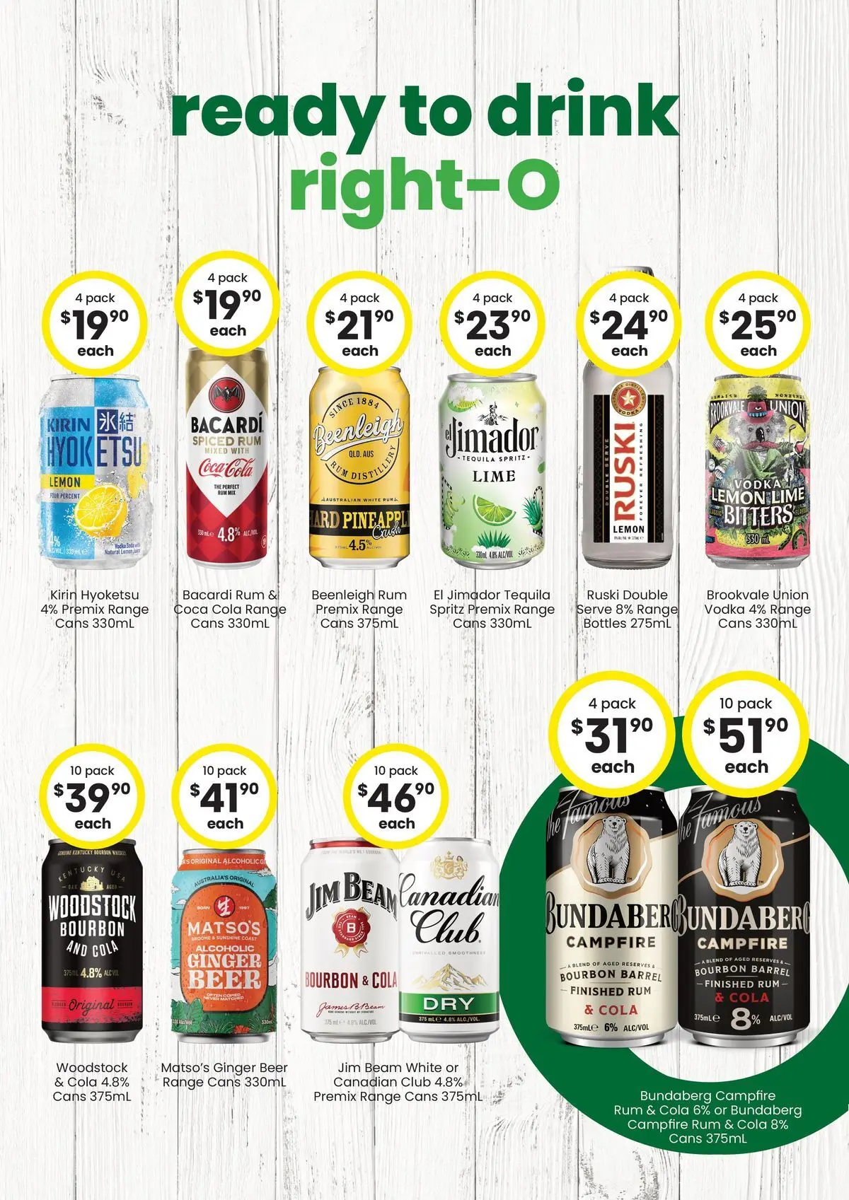 The Bottle-O - Good Value Booze, For Good Value People. QLD 15/06 - 14/06/2026 > weekly / monthly specials | Page: 5 | Products: Beer, Coca Cola, Rum, Lemon