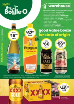 Preview of The Bottle-O - Good Value Booze, For Good Value People. QLD 15/06 - valid from 14.06.2026
