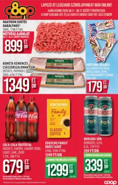 COOP Szolnok akciós újság Szolnok - amely érvényes a következő dátumtól: 11.06.2026