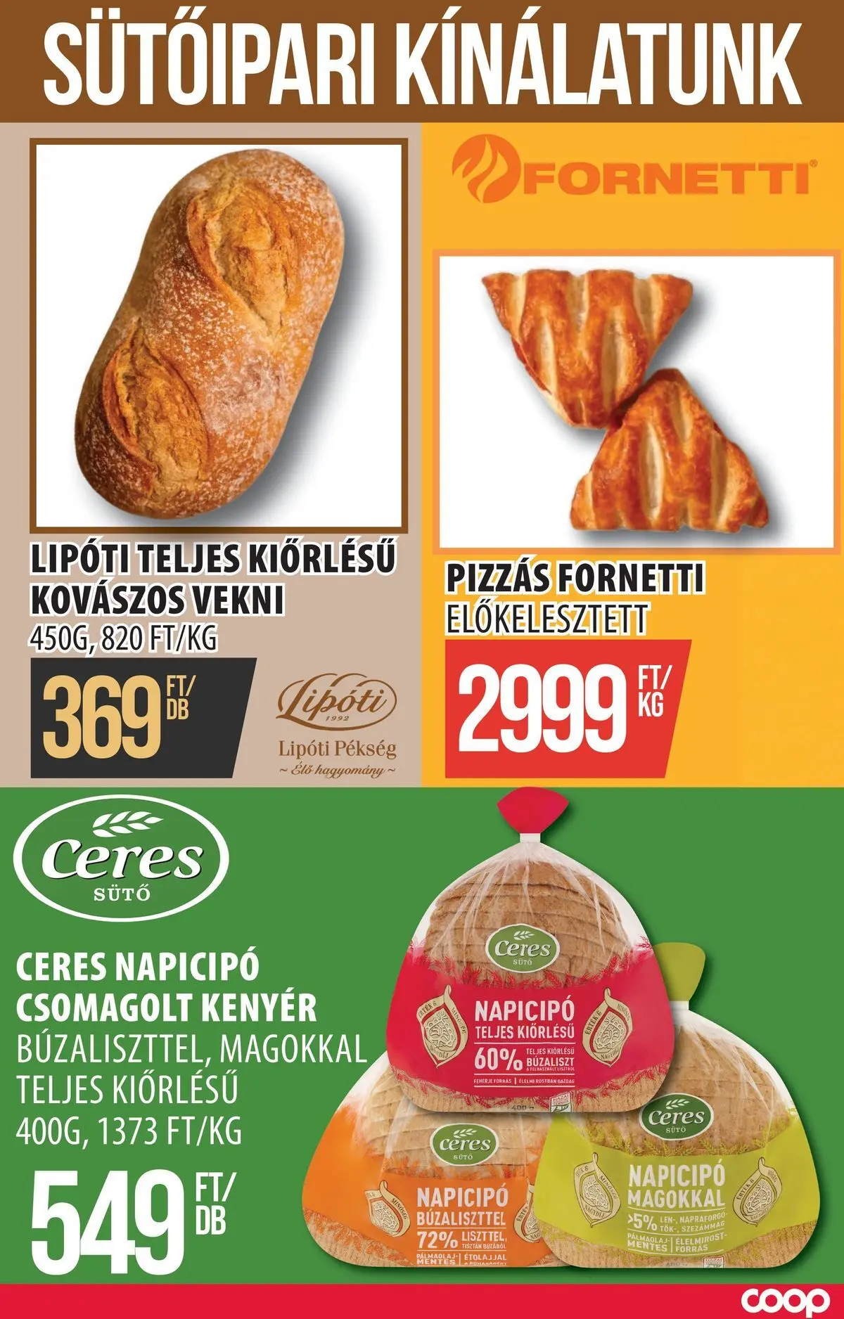 COOP Szolnok akciós újság Gyöngyös - 2026.06.07. -tól/töl > akció, lapozható szórólap 🛍️ | Oldal: 7 | Termékek: Sütő, Szezámmag, Kenyér