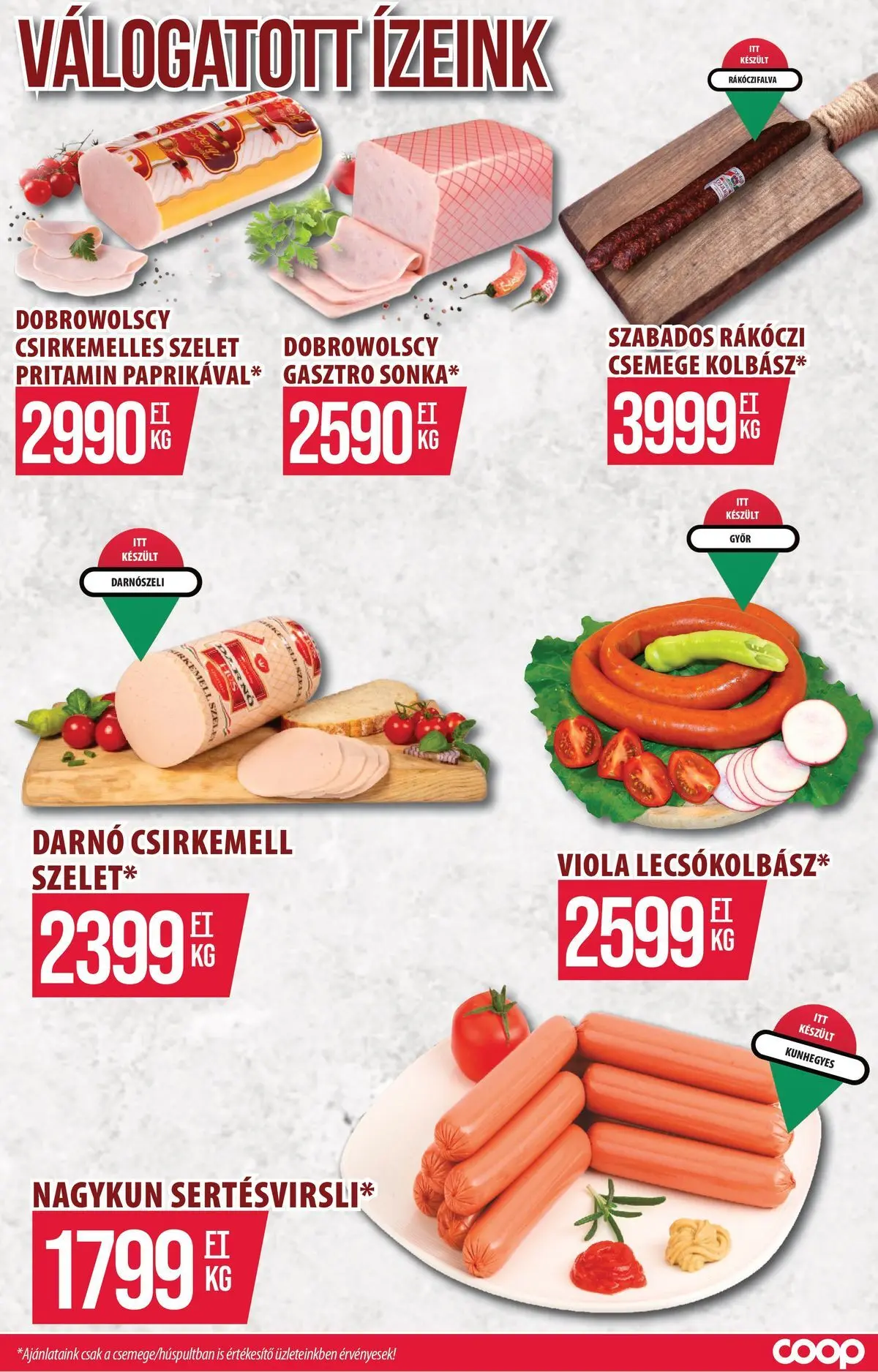 COOP Szolnok akciós újság Gyöngyös - 2026.06.07. -tól/töl > akció, lapozható szórólap 🛍️ | Oldal: 11 | Termékek: Csirkemell