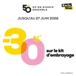 Midas Avant que cela ne s&rsquo;aggrave, profitez de -30%* sur le kit d&rsquo;embrayage jusqu&rsquo;au 27 juin 2026 - au 27.06.2026