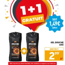 1 achet&eacute; = 1 offert... on double les produits, pas l'addition !