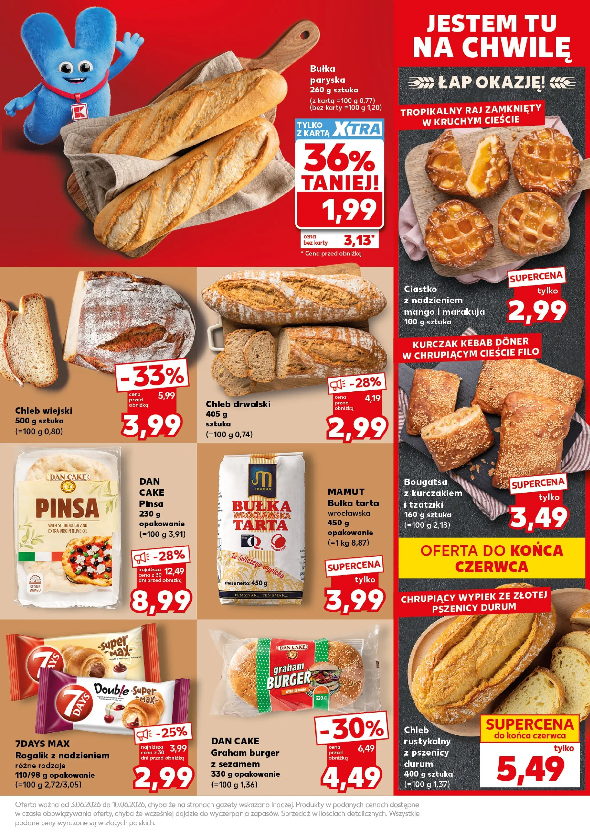 Kaufland gazetka - Mocny start od 08.06.2026 - od jutra PDF | Strona: 19 | Produkty: Tzatziki, Karta, Kebab, Bułka tarta