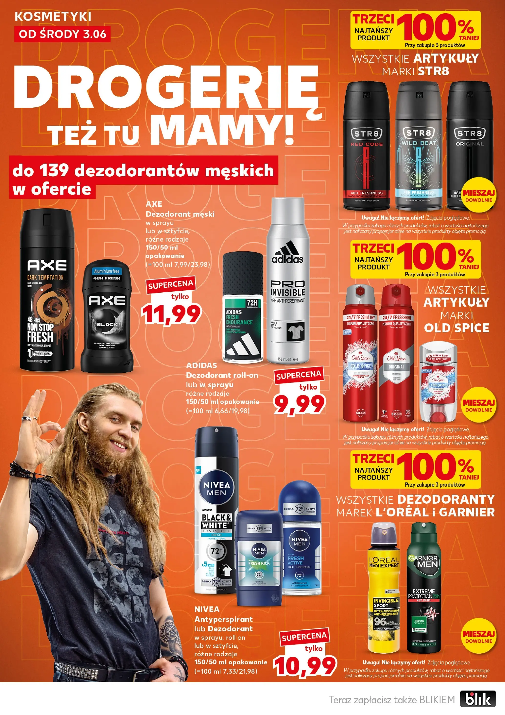 Kaufland gazetka - Mocny start od 08.06.2026 - od jutra PDF | Strona: 24 | Produkty: Kosmetyki, Dezodorant, Antyperspirant, Old spice