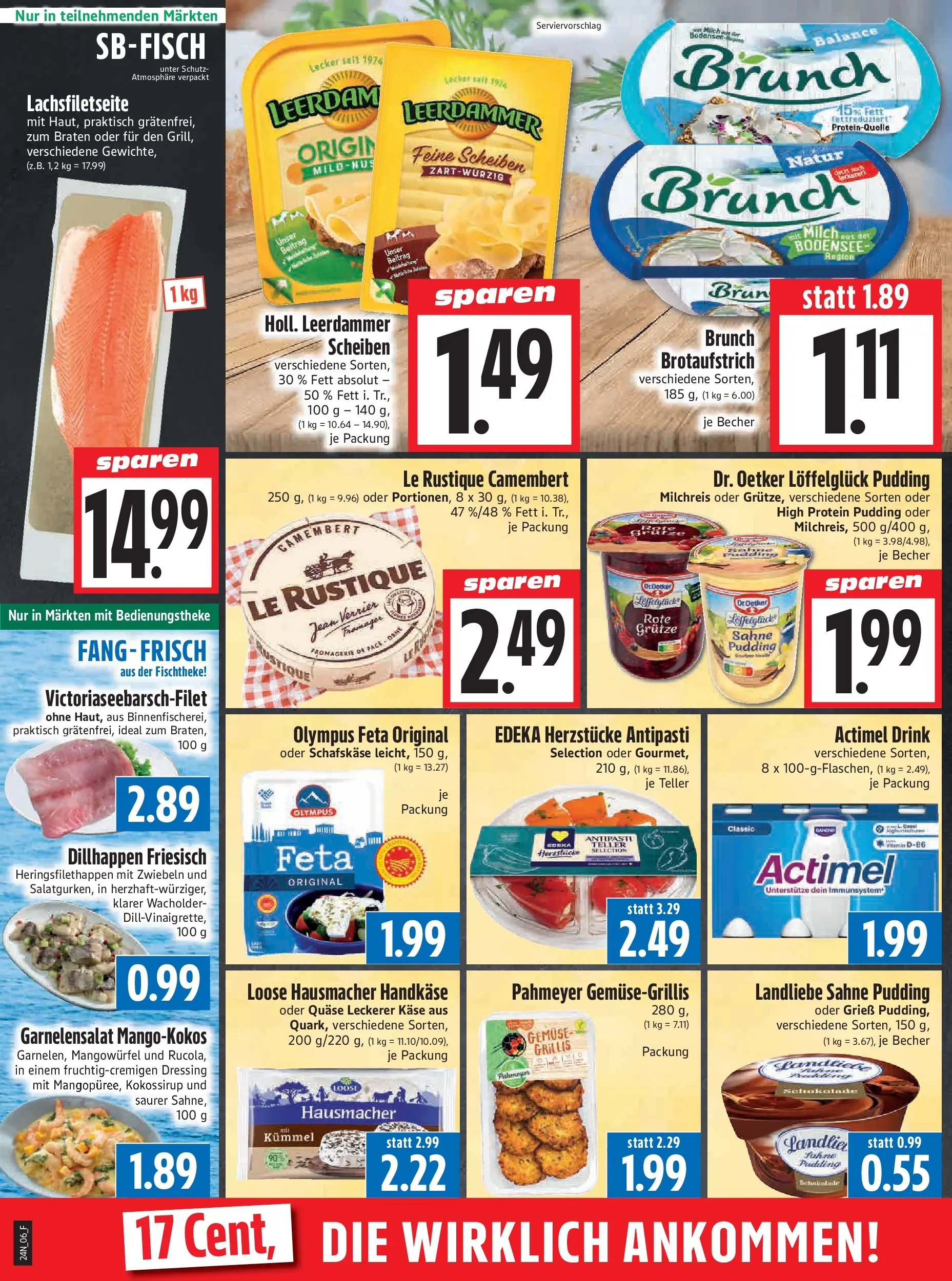 Angebote - Edeka Hahner: Wochenangebote (ab 07.06.2026) zum Blättern | Seite: 8 | Produkte: Actimel, Dressing, Pudding, Gemüse