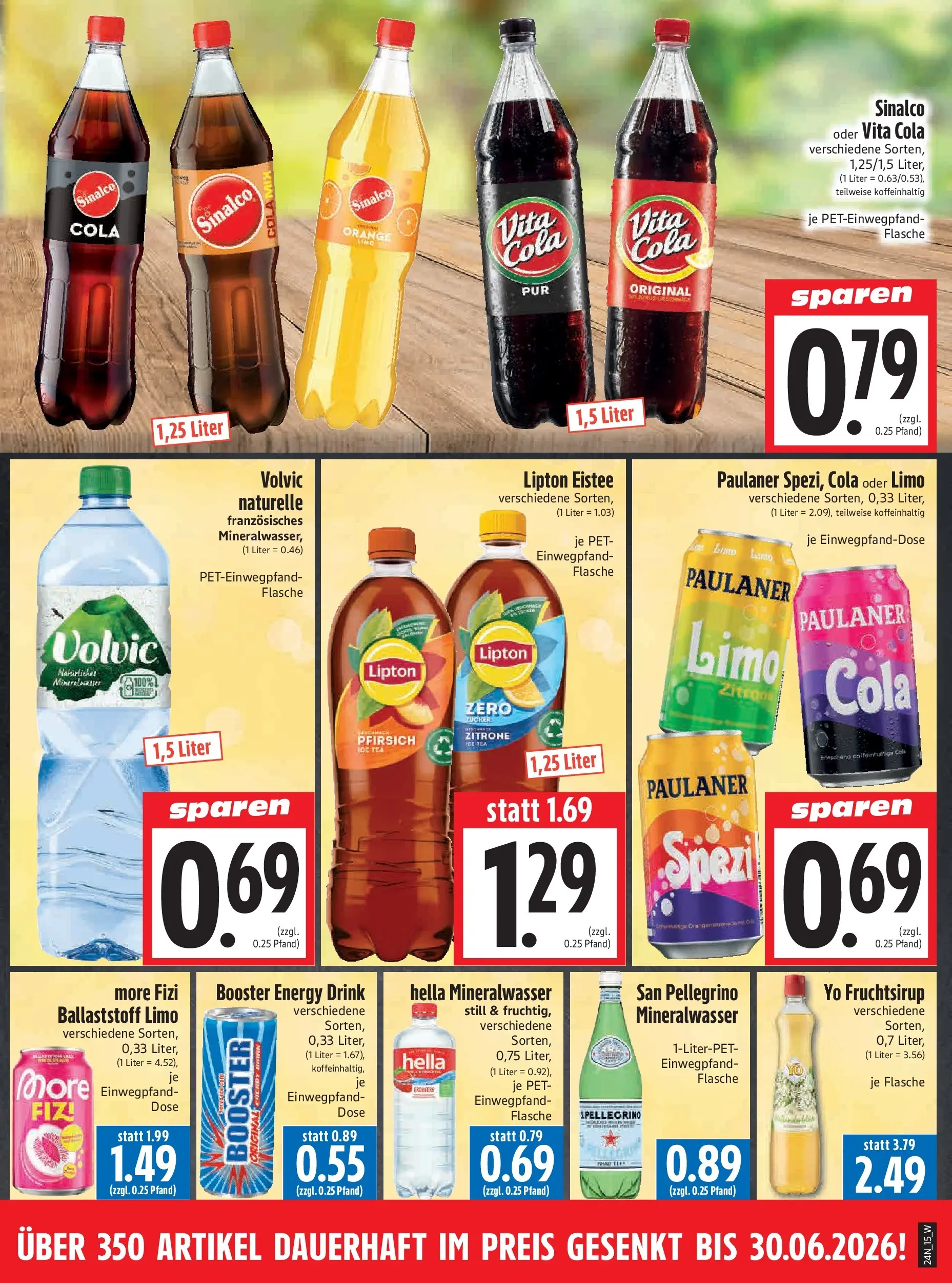 Angebote - Edeka Hahner: Wochenangebote (ab 07.06.2026) zum Blättern | Seite: 17 | Produkte: Energy, Hella, Pfirsich, Vita cola