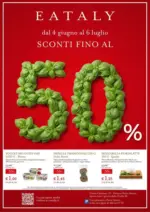 Eataly Sconti fino al 50% - al 06.07.2026