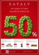 Eataly Sconti fino al 50% - al 06.07.2026