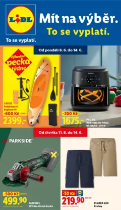 Náhled letáku Lidl leták - Spotřební zboží od 08.06.2026 Náhled letáku Lidl leták - Spotřební zboží od 08.06.2026