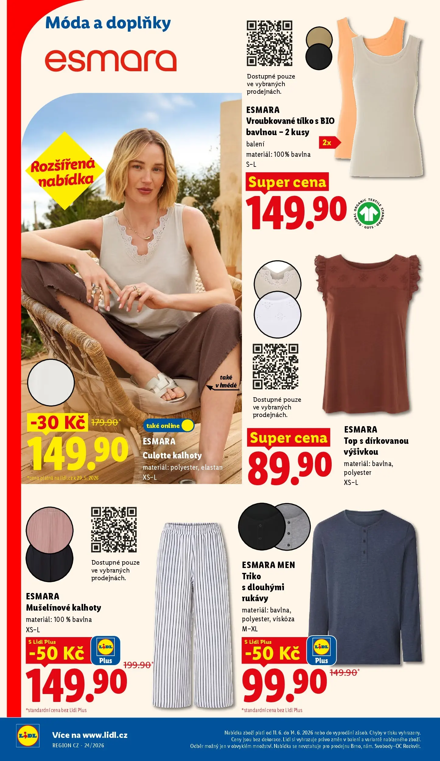 Lidl leták od 07.06.2026 - Nový akční leták | Strana: 26 | Produkty: Tílko, Kalhoty, Pants