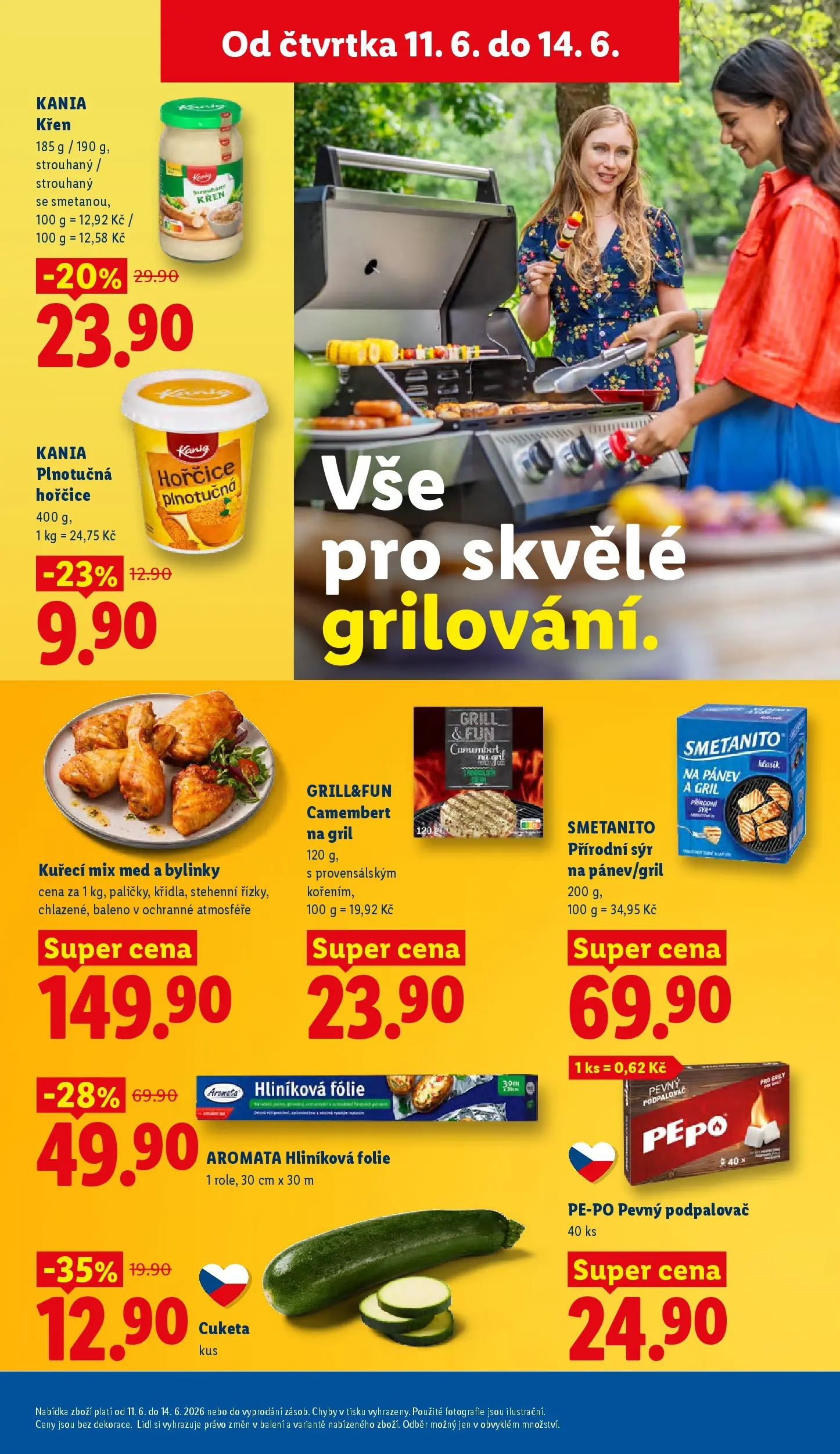 Lidl leták od 10.06.2026 - Nový akční leták | Strana: 17 | Produkty: Sýr, Pánev, Hořčice, Gril