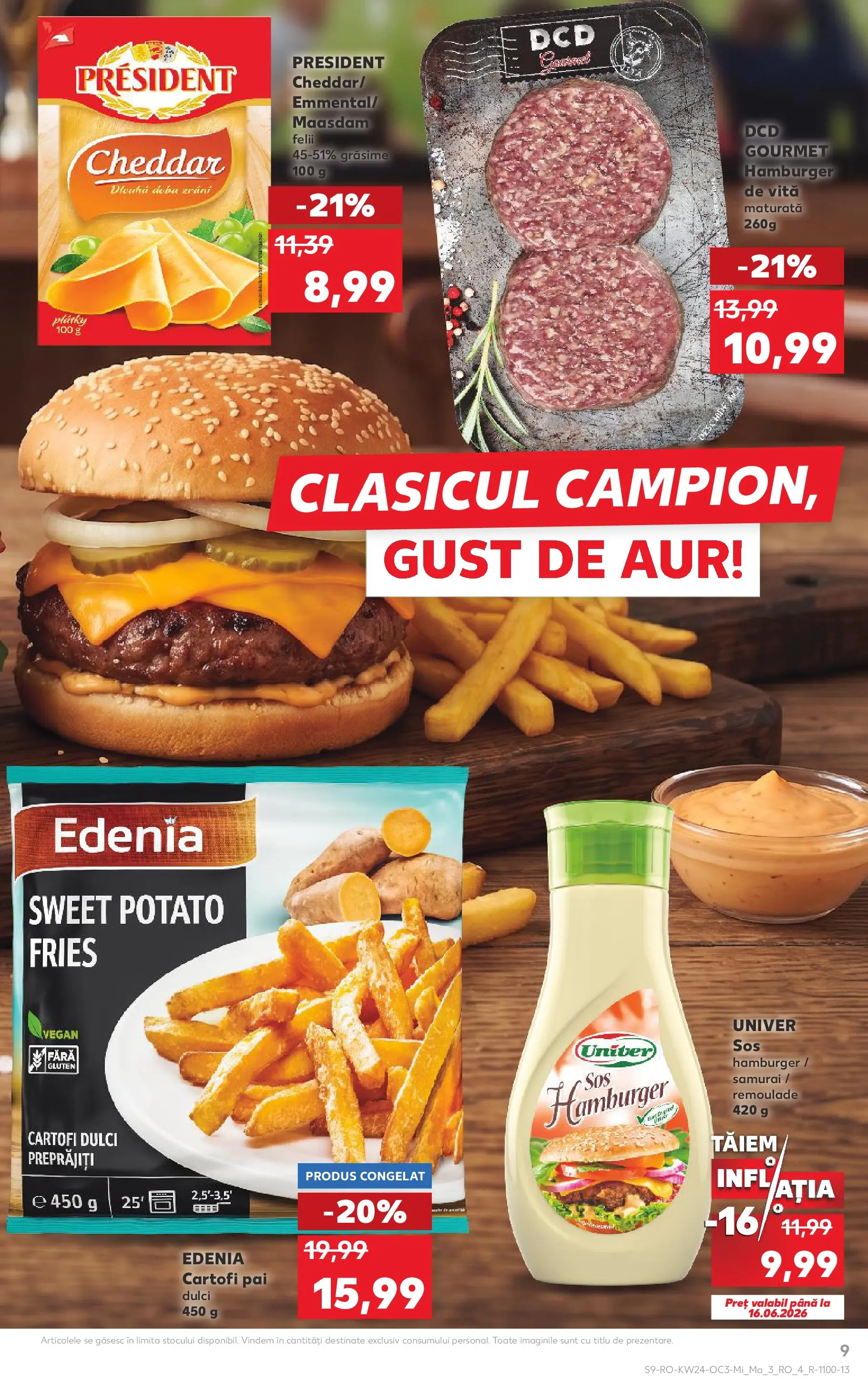Kaufland Zalau 09.06.2026 - Revista si Oferta | Pagină: 9 | Produse: Taneli organik hardal, Cartofi, Sos