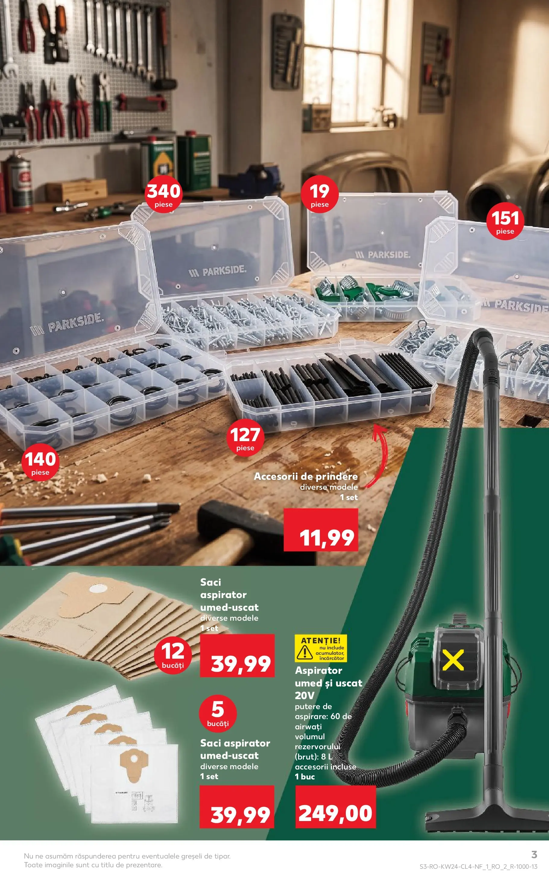 Kaufland Domnesti 09.06.2026 - Revista si Oferta | Pagină: 3 | Produse: Încărcător, Aspirator