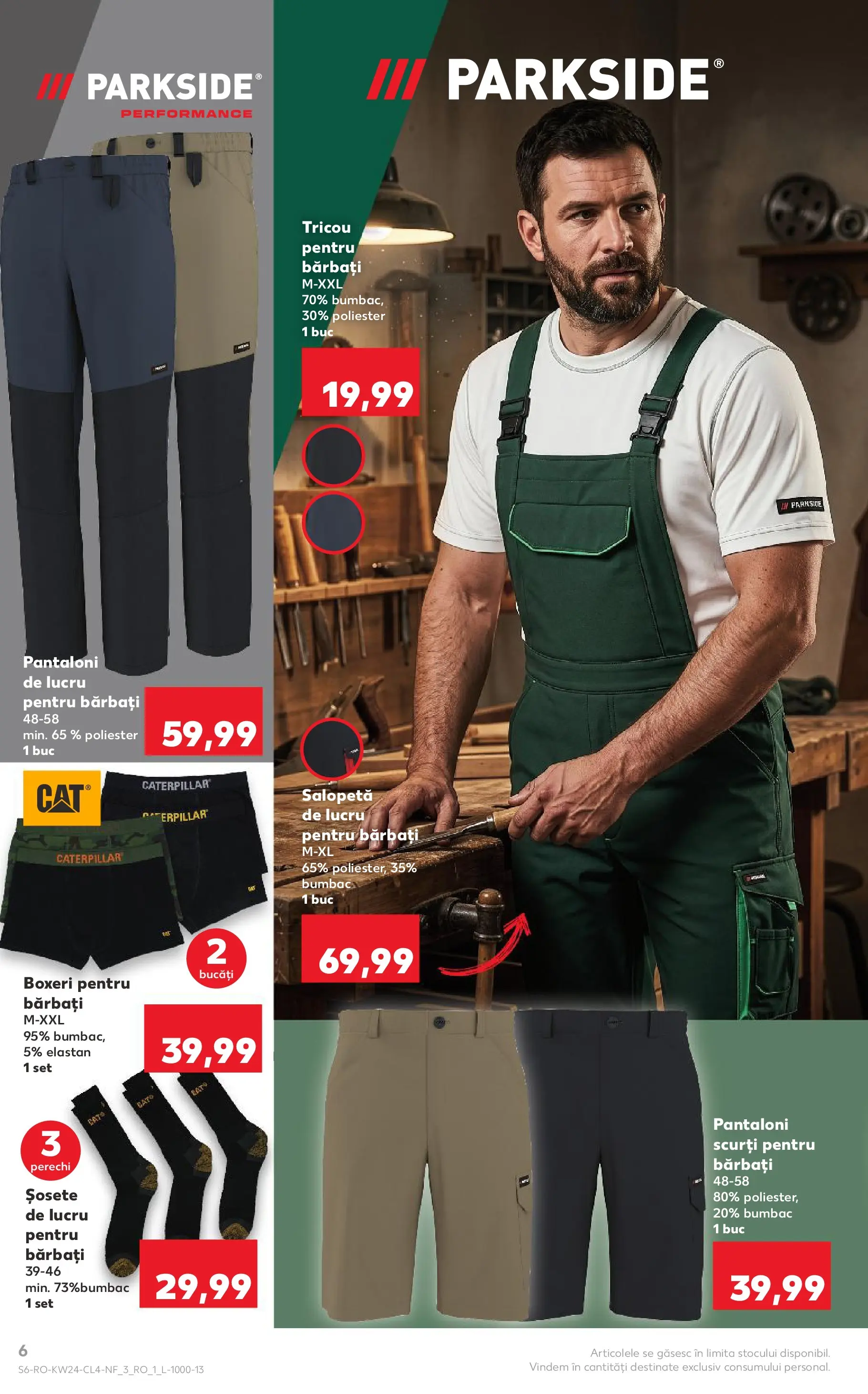 Kaufland Domnesti 09.06.2026 - Revista si Oferta | Pagină: 6 | Produse: Tricou, Pantaloni, Pantaloni scurți, Șosete
