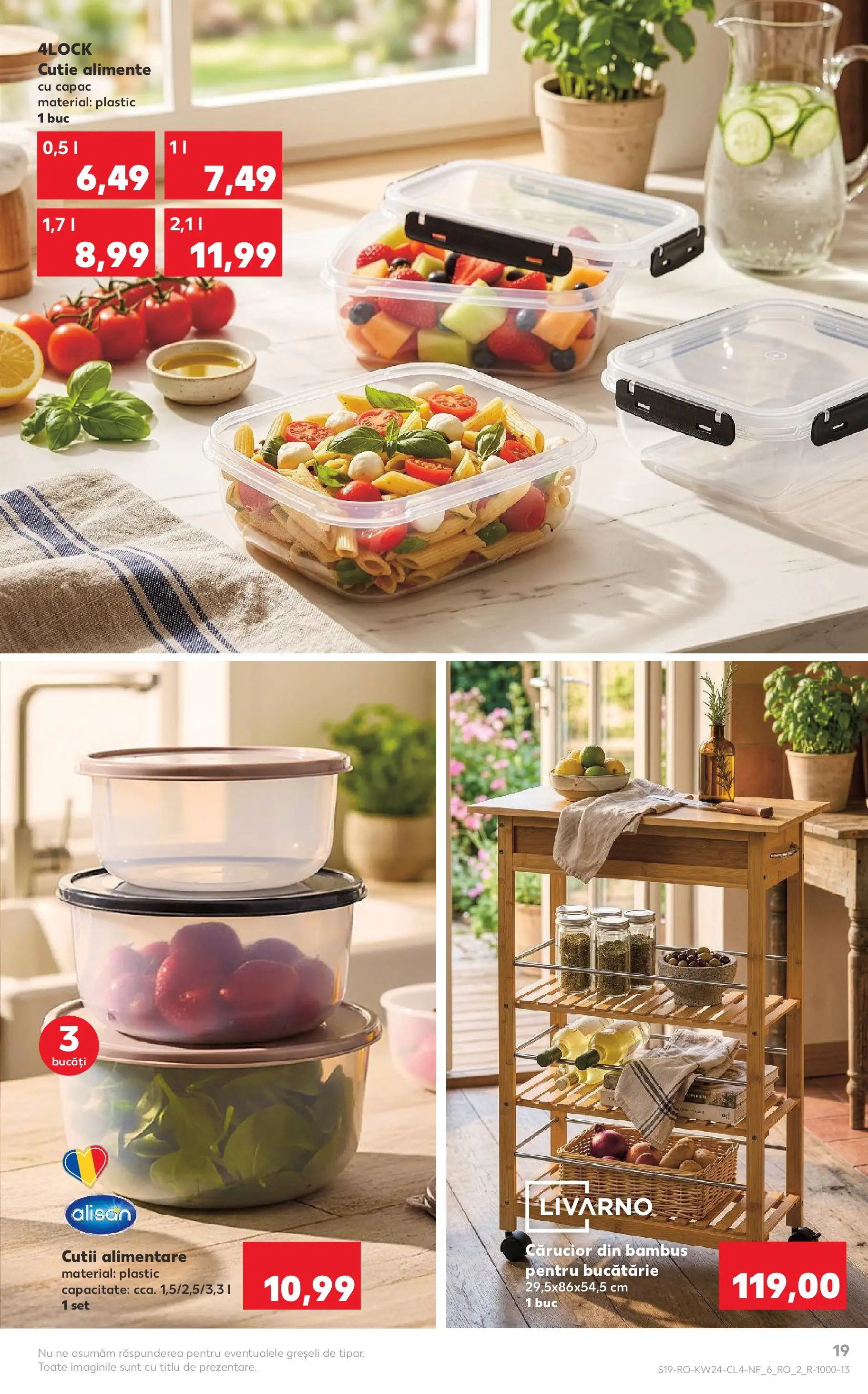 Kaufland Domnesti 09.06.2026 - Revista si Oferta | Pagină: 19 | Produse: Cutie alimente, Bucătărie, Cutie