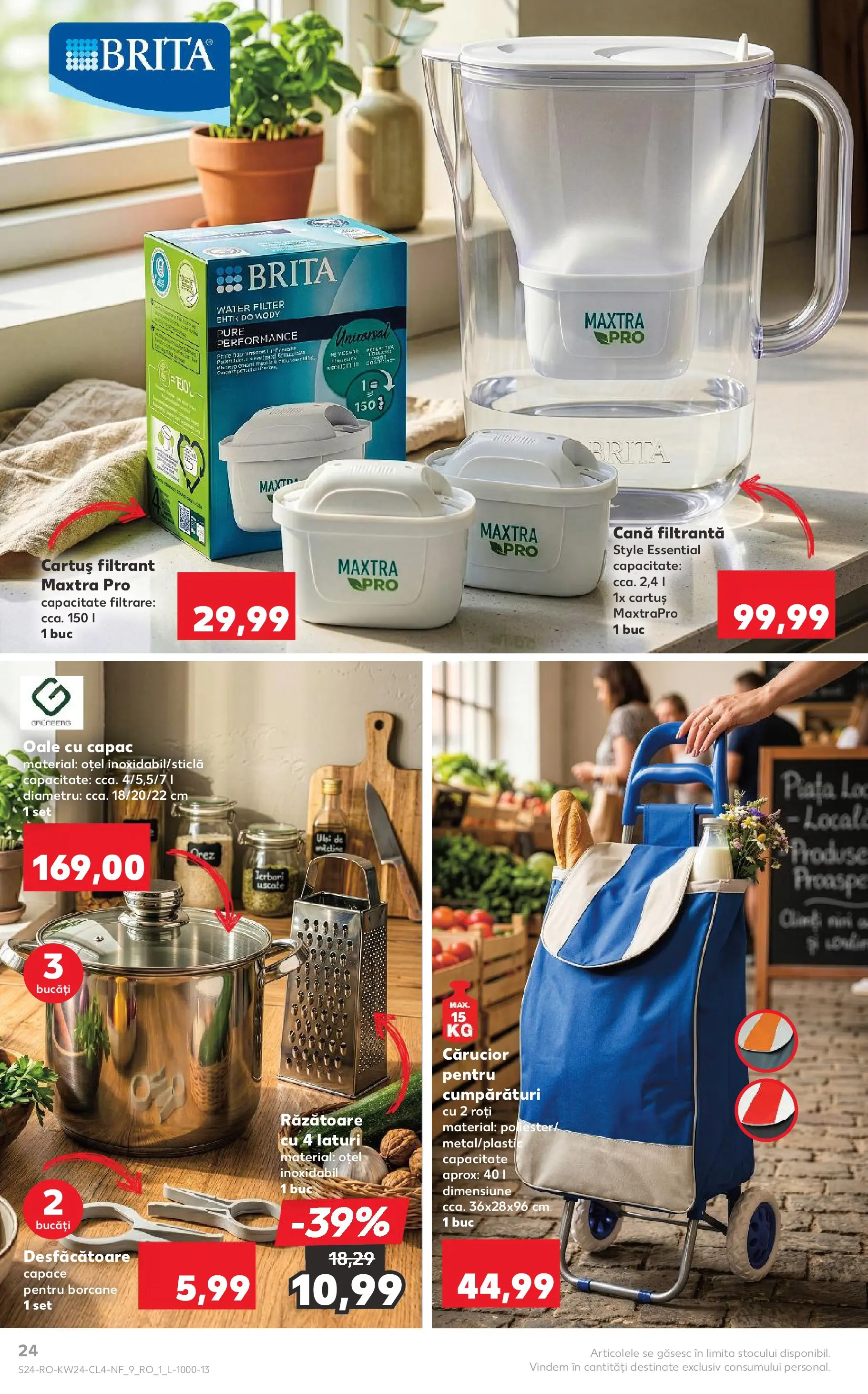 Kaufland Domnesti 09.06.2026 - Revista si Oferta | Pagină: 24 | Produse: Delgeç, Răzătoare