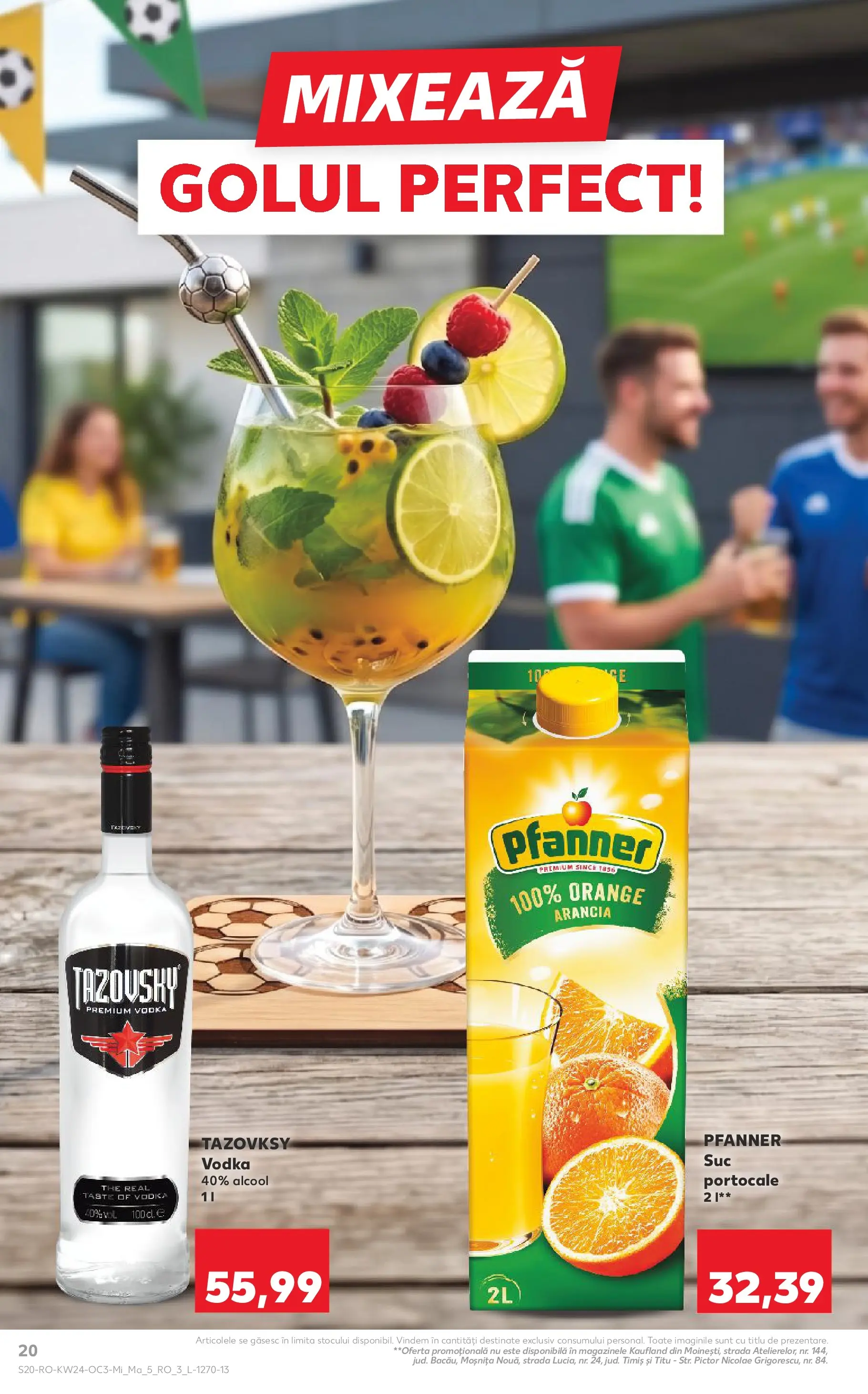 Kaufland Zalau 09.06.2026 - Revista si Oferta | Pagină: 20 | Produse: Suc, Portocale, Vodka