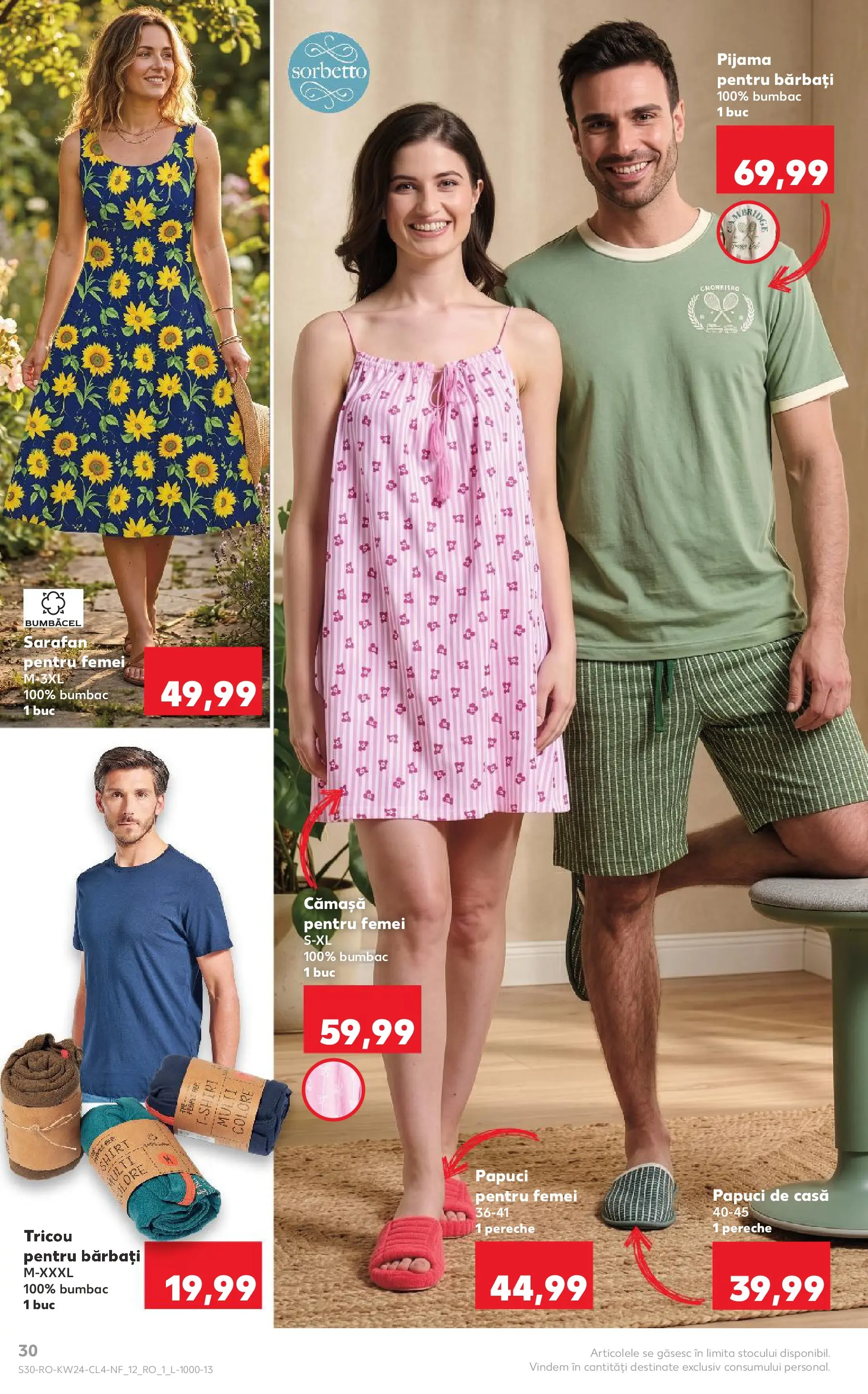 Kaufland Domnesti 09.06.2026 - Revista si Oferta | Pagină: 30 | Produse: Kestane, Tricou, Papuci