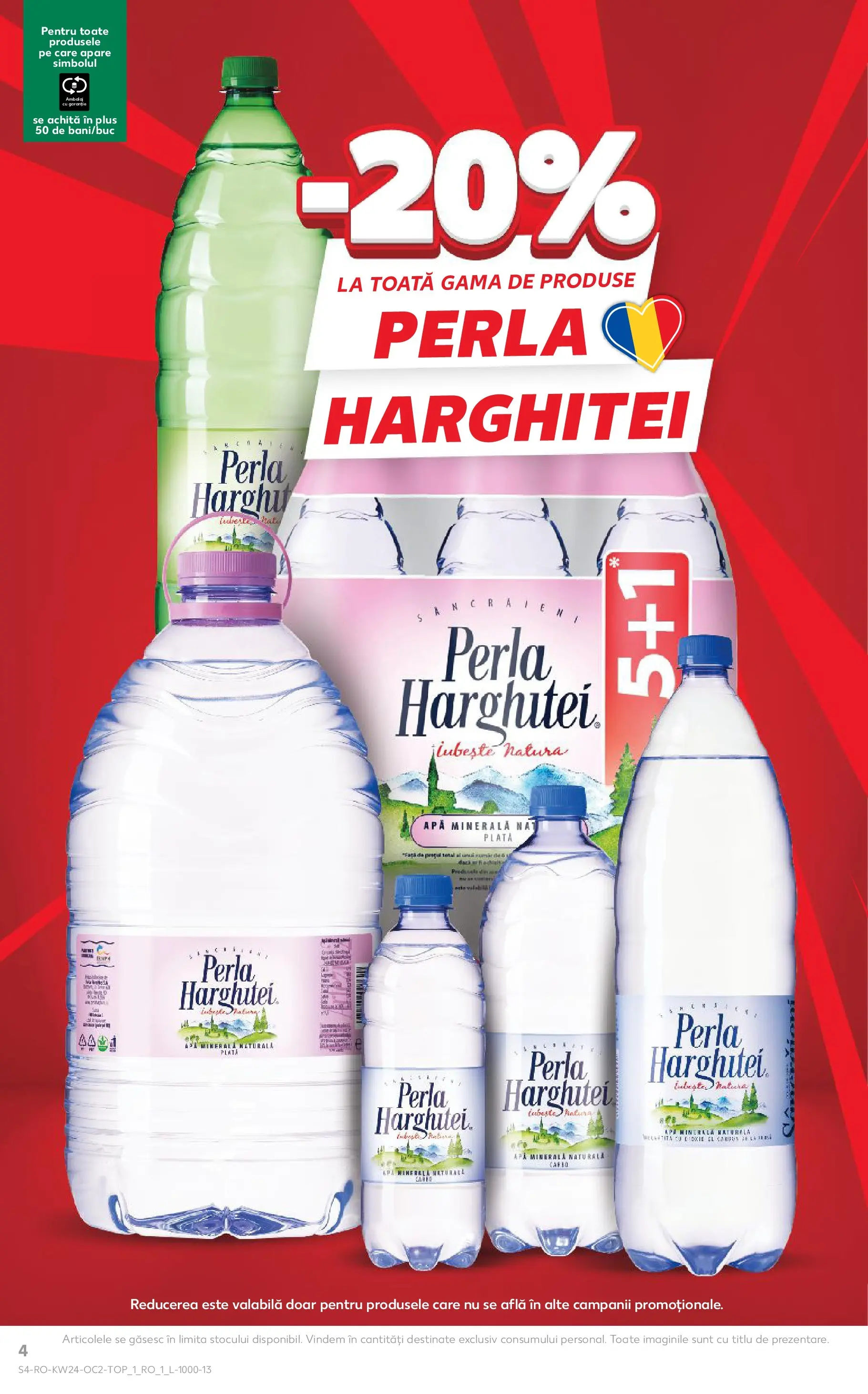 Kaufland Baia Mare 10.06.2026 - Revista si Oferta | Pagină: 4 | Produse: Yazı tahtası kalemi, Apă