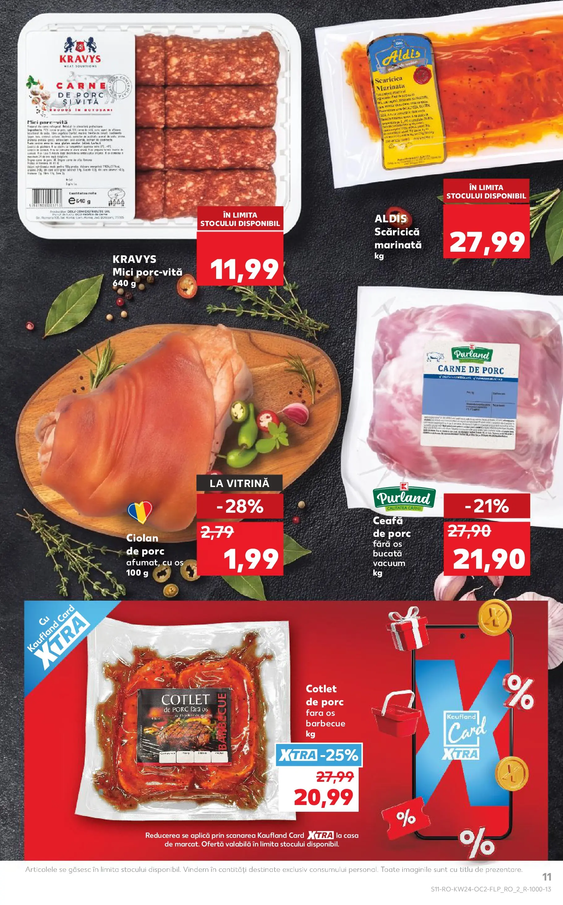 Kaufland Baia Mare 10.06.2026 - Revista si Oferta | Pagină: 11 | Produse: Keçeli kalem, Vitrină, Mici, Carne De Porc