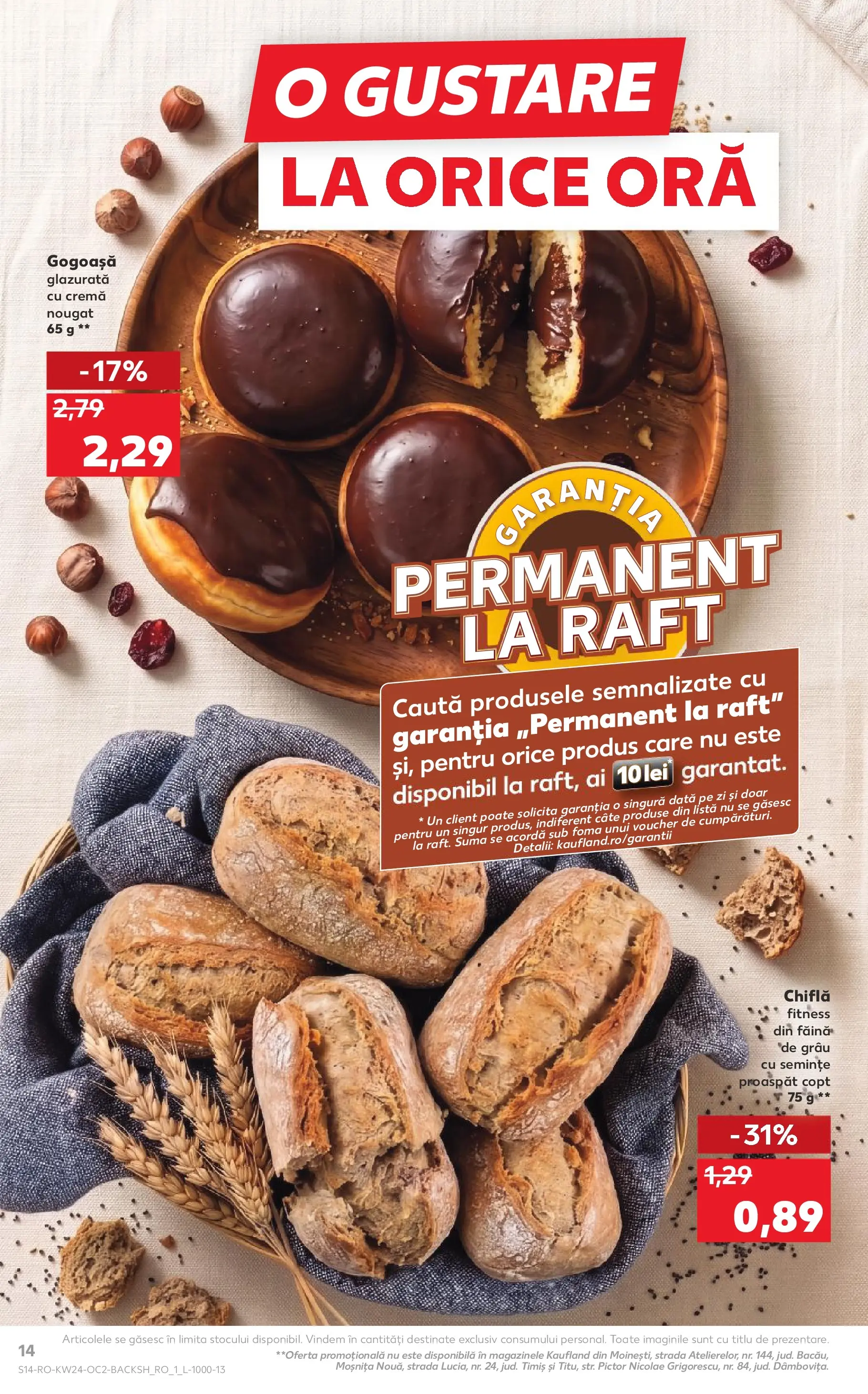 Kaufland Baia Mare 10.06.2026 - Revista si Oferta | Pagină: 14 | Produse: Divan, Raft, Chiflă, Făină