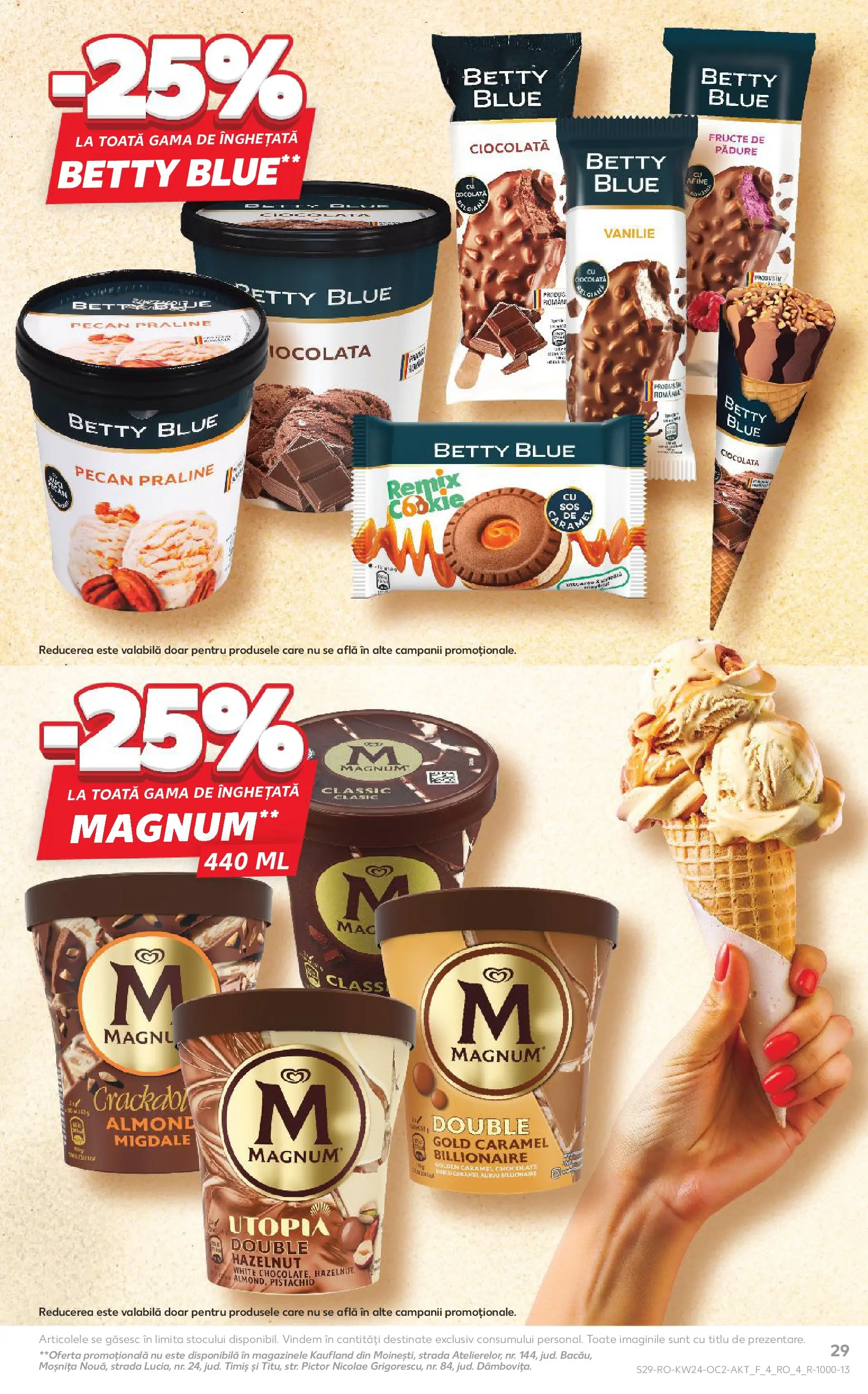 Kaufland Baia Mare 10.06.2026 - Revista si Oferta | Pagină: 29 | Produse: Praline, Cremă, Ciocolată, Fructe