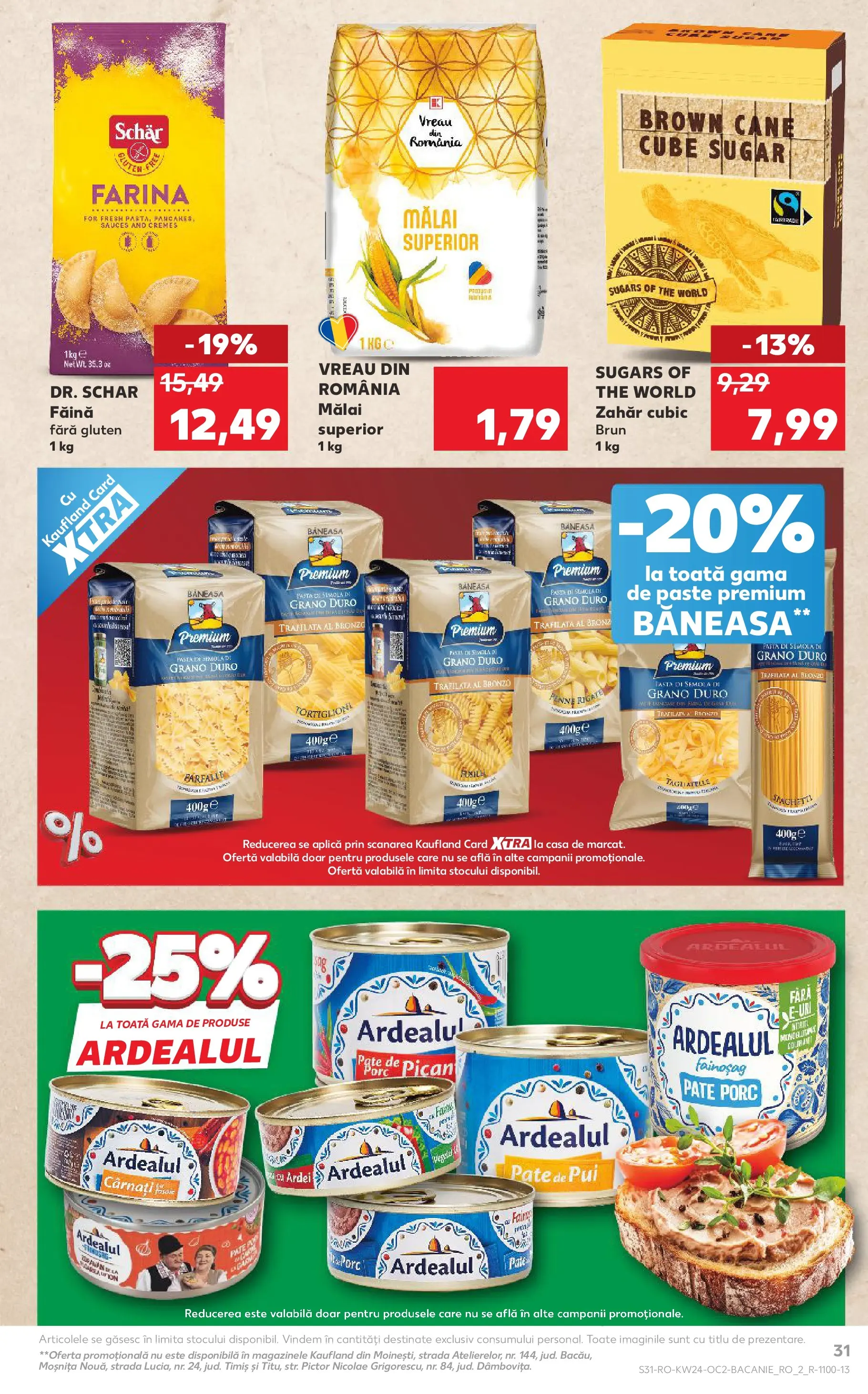 Kaufland Slatina 10.06.2026 - Revista si Oferta | Pagină: 31 | Produse: Hacıyatmaz Kedi Oyuncağı, Ardei, Făină, Mălai