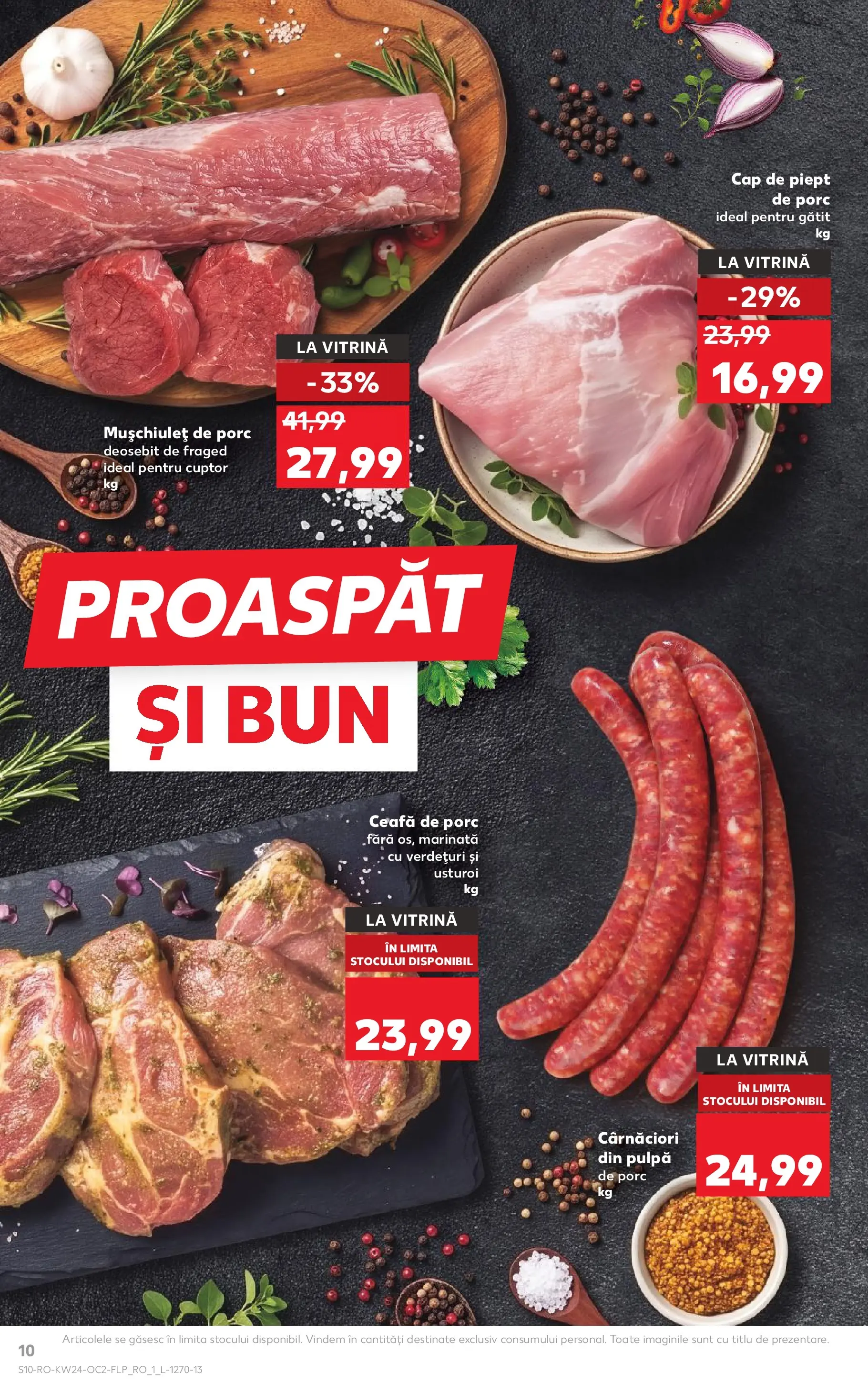 Kaufland Baia Mare 10.06.2026 - Revista si Oferta | Pagină: 10 | Produse: Cuptor, Keçeli kalem, Vitrină, Usturoi