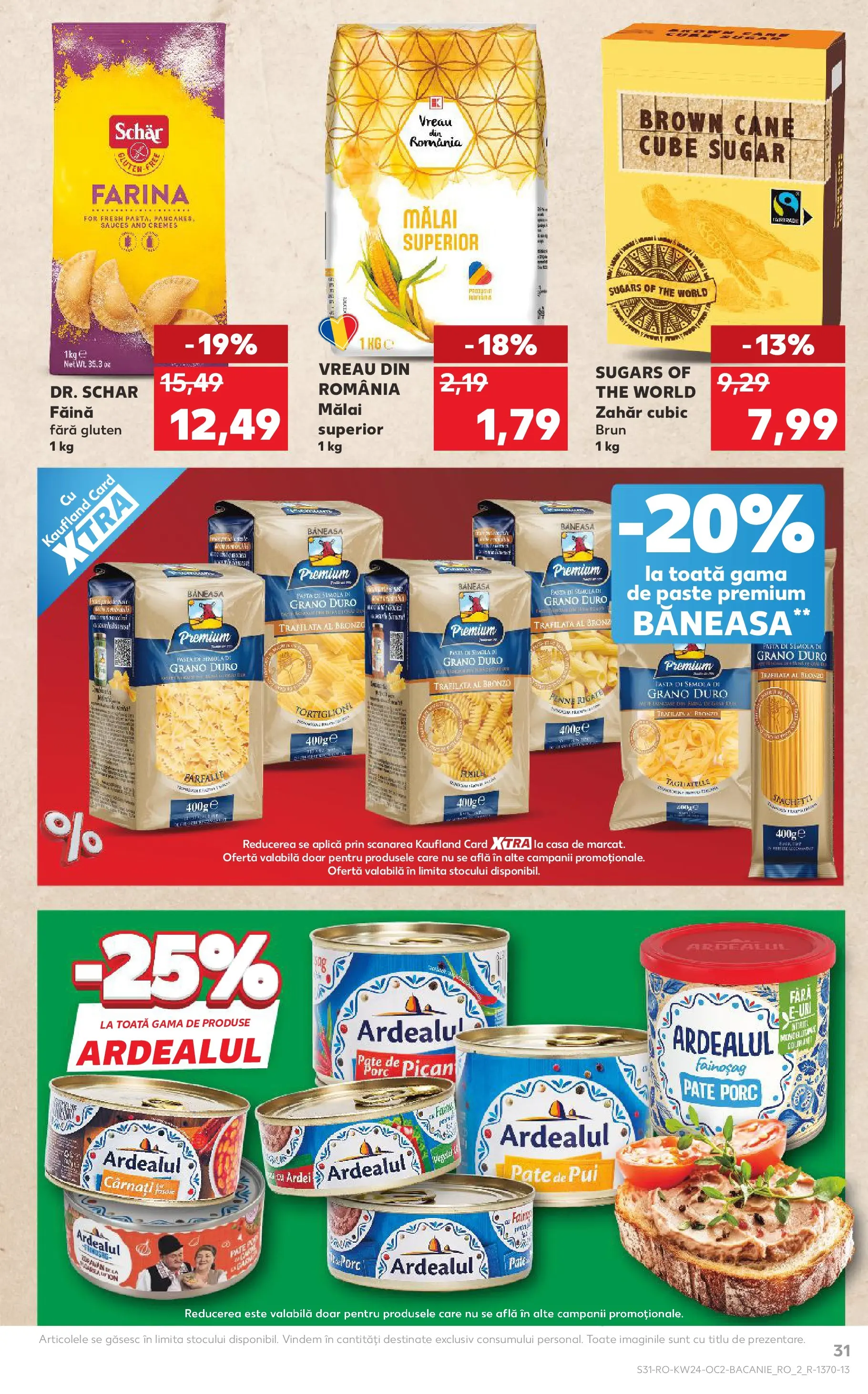 Kaufland Baia Mare 10.06.2026 - Revista si Oferta | Pagină: 31 | Produse: Hacıyatmaz Kedi Oyuncağı, Pate, Mălai, Cârnați