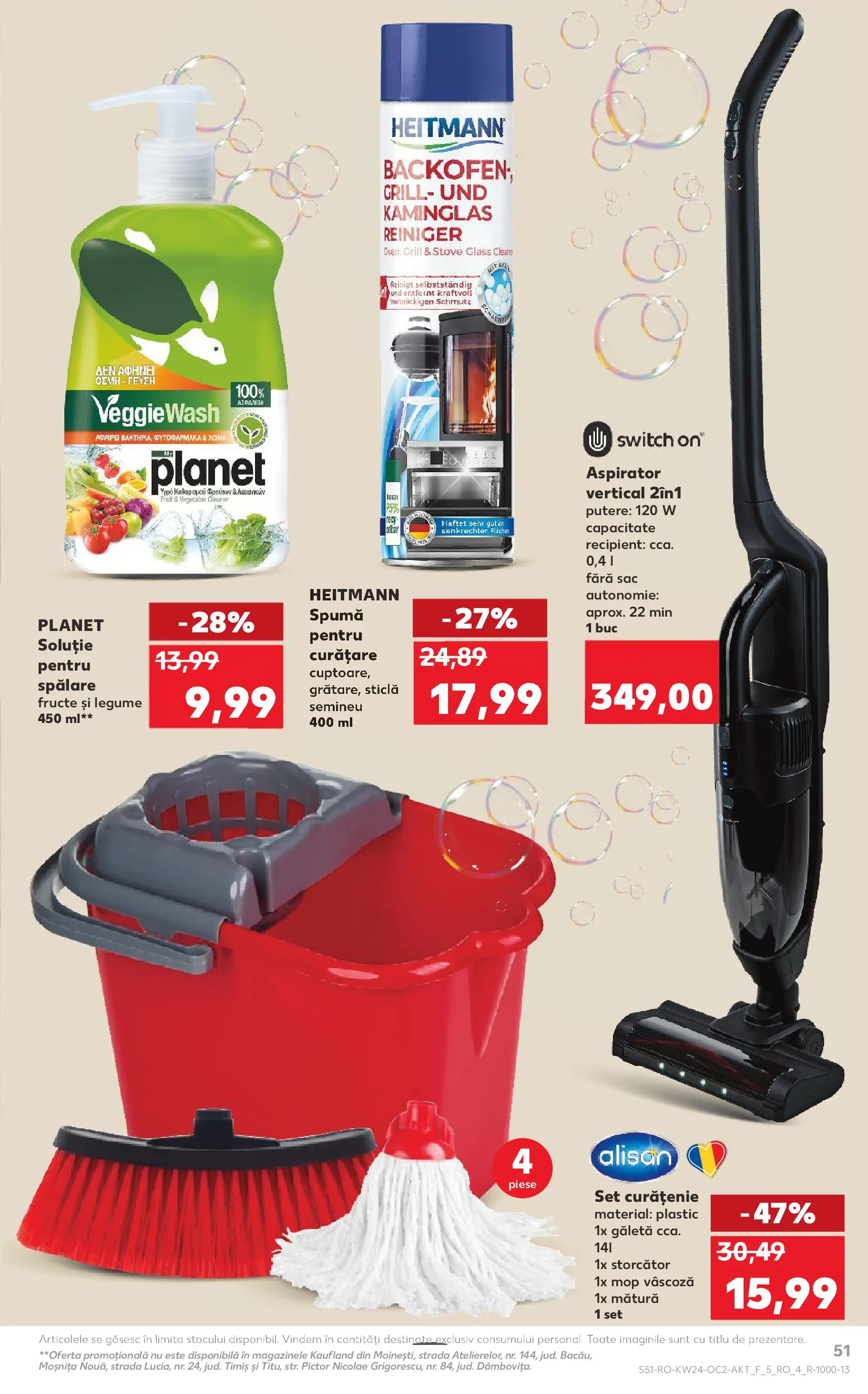 Kaufland Baia Mare 10.06.2026 - Revista si Oferta | Pagină: 51 | Produse: Grill, Aspirator, Șemineu, Fructe