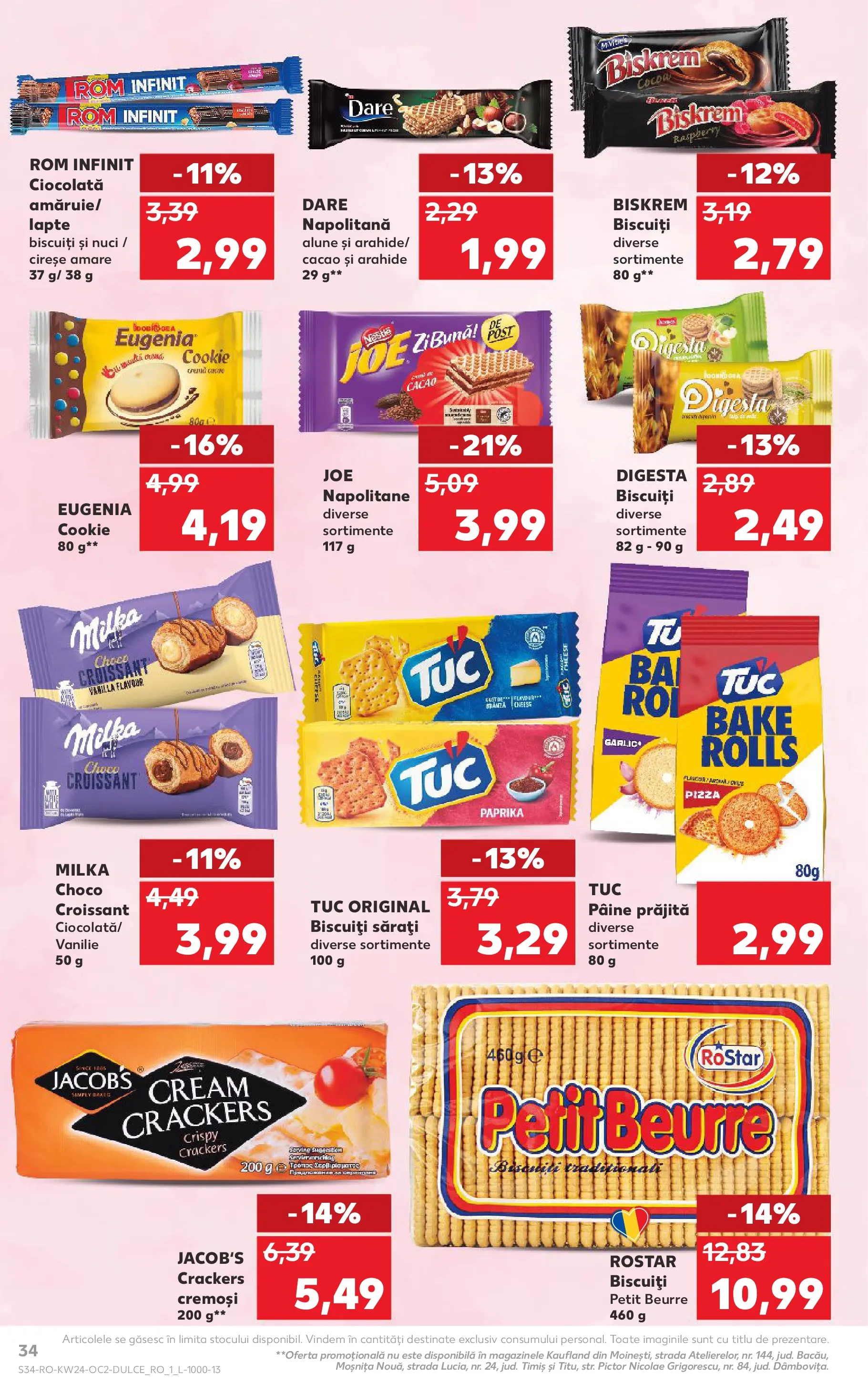 Kaufland Baia Mare 10.06.2026 - Revista si Oferta | Pagină: 34 | Produse: Brânză, Pâine, Pizza, Cireșe