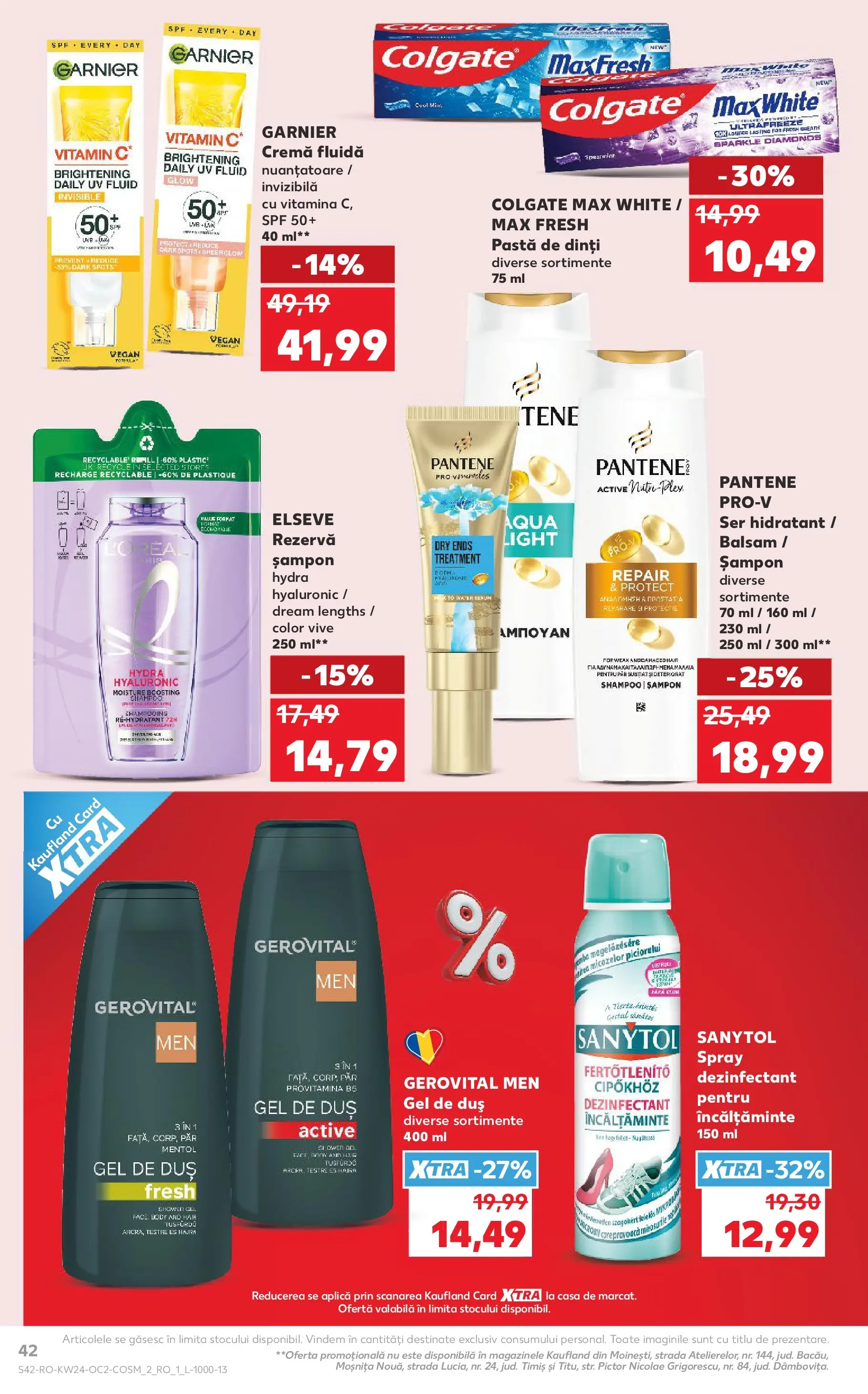 Kaufland Baia Mare 10.06.2026 - Revista si Oferta | Pagină: 42 | Produse: Body, Duș, Balsam, Gel de duș