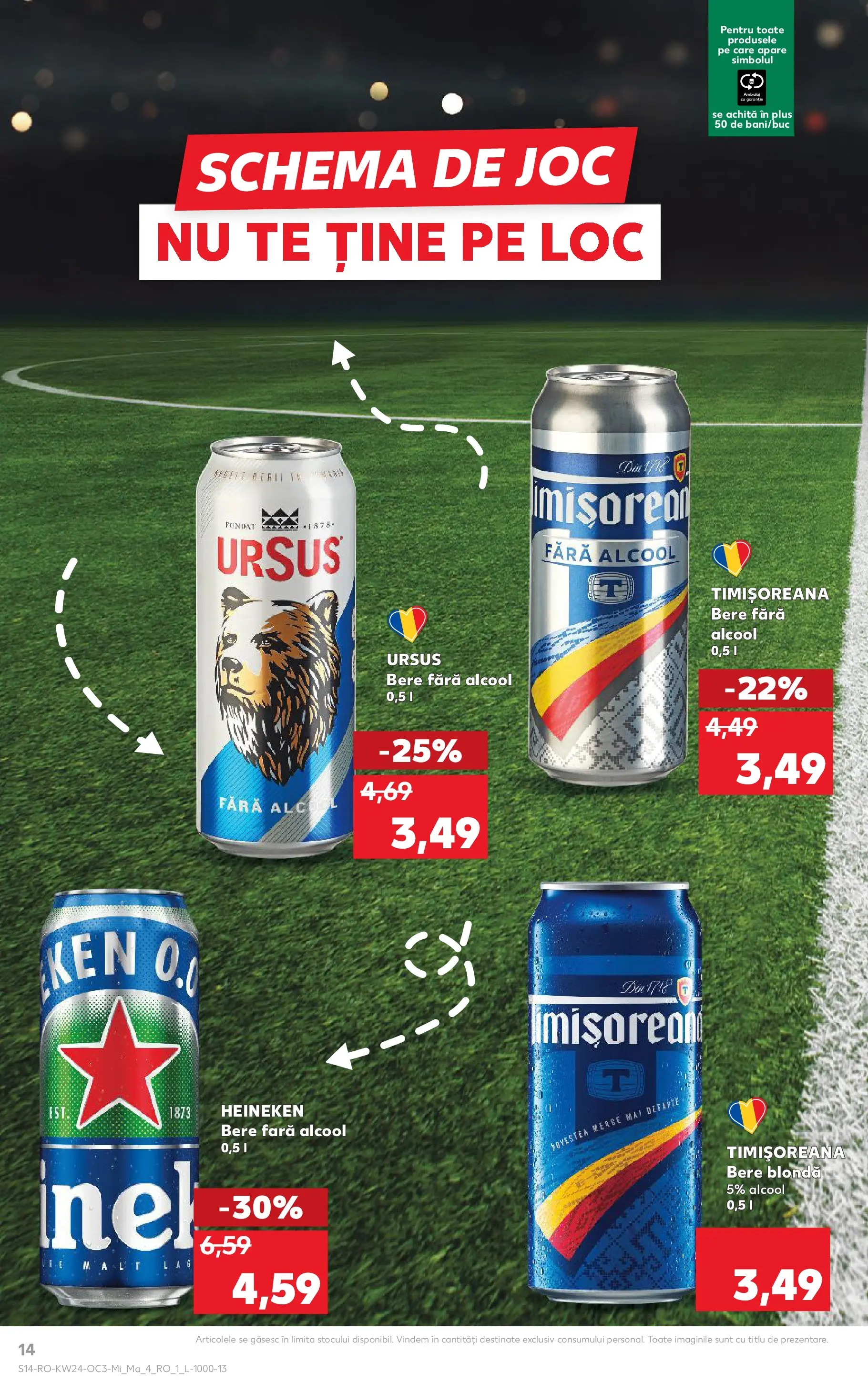 Kaufland Domnesti 09.06.2026 - Revista si Oferta | Pagină: 14 | Produse: Joc, Bere