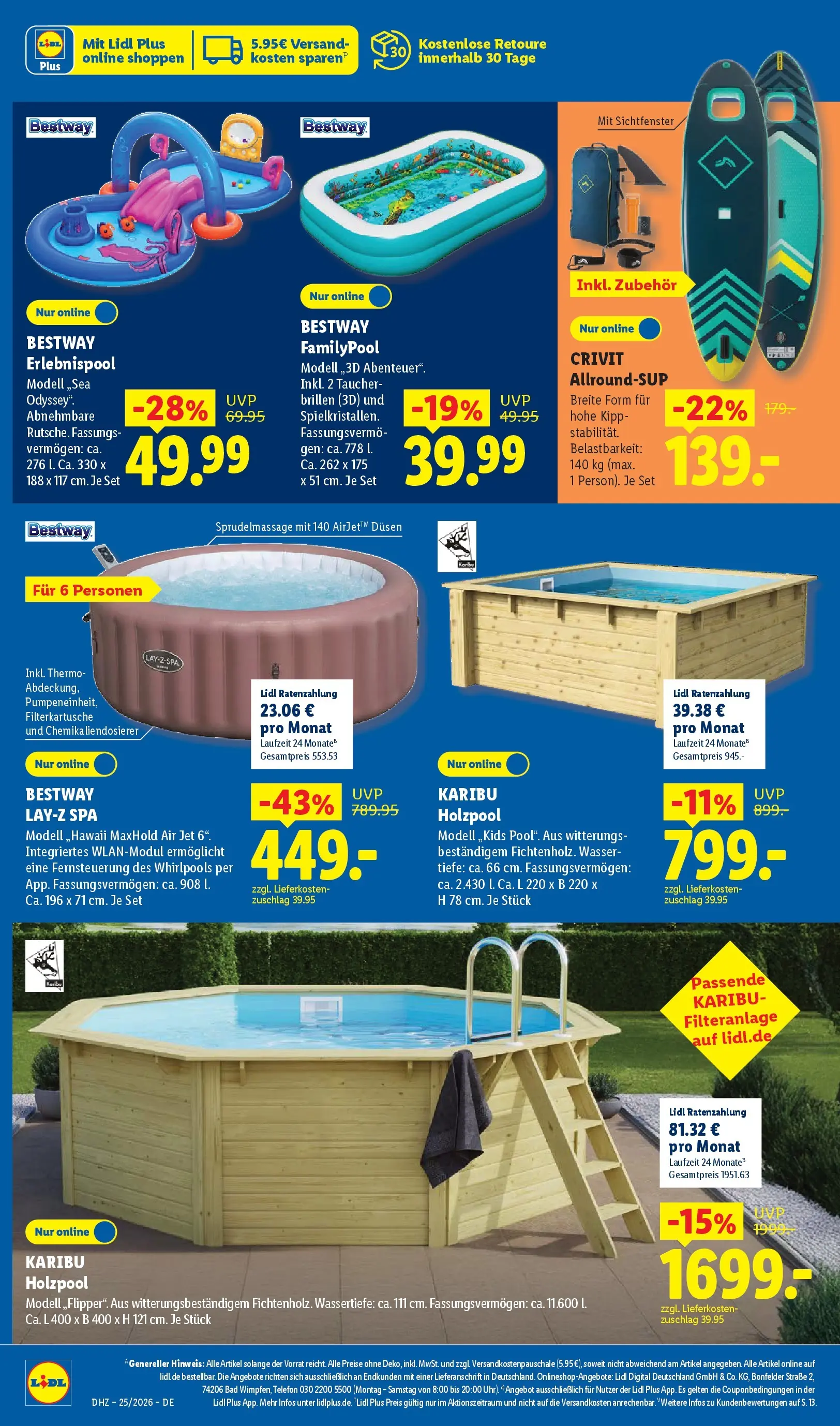 Lidl Prospekt Hof-innenstadt (ab 14.06.2026) zum Blättern » Angebote | Seite: 10 | Produkte: Bad, Wasser, Telefon