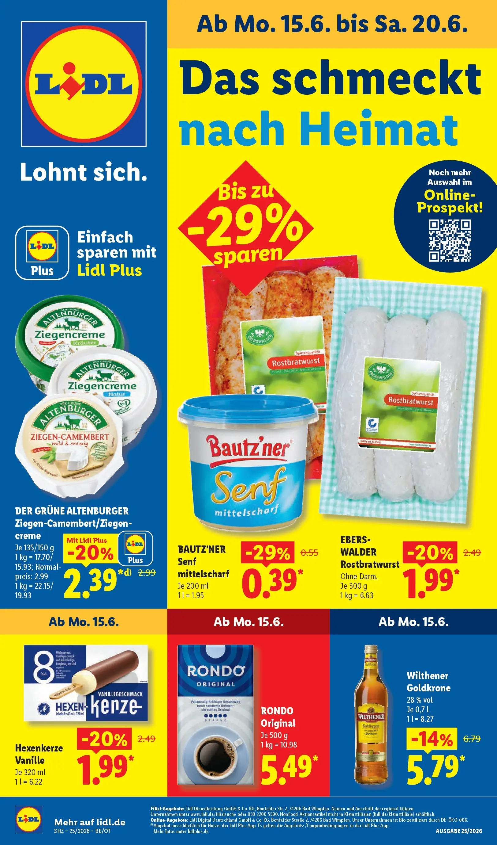 Lidl Prospekt Grimma (ab 14.06.2026) zum Blättern » Angebote | Seite: 1 | Produkte: Wilthener, Bad, Creme
