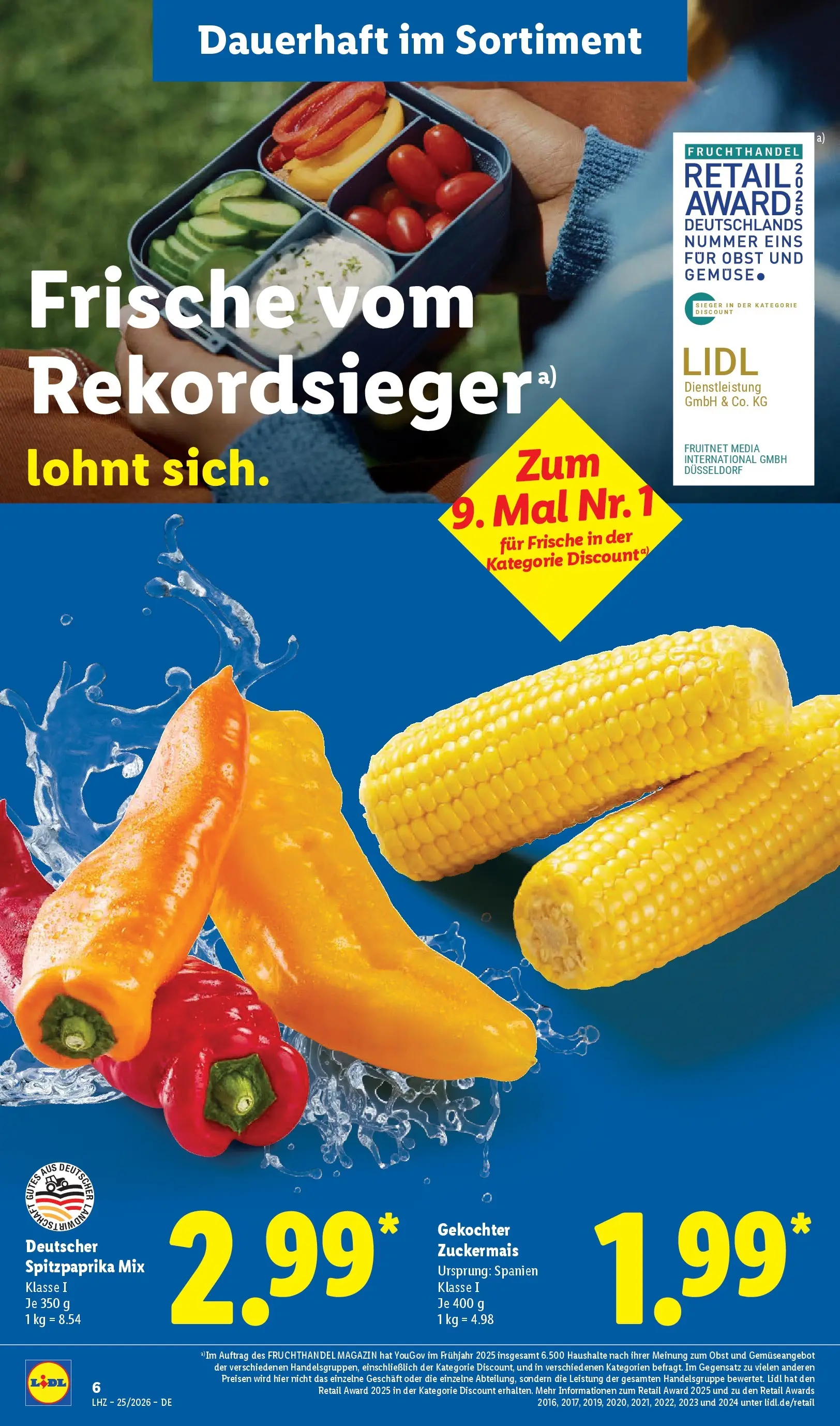 Lidl Prospekt Braunschweig (ab 14.06.2026) zum Blättern » Angebote | Seite: 10 | Produkte: Obst