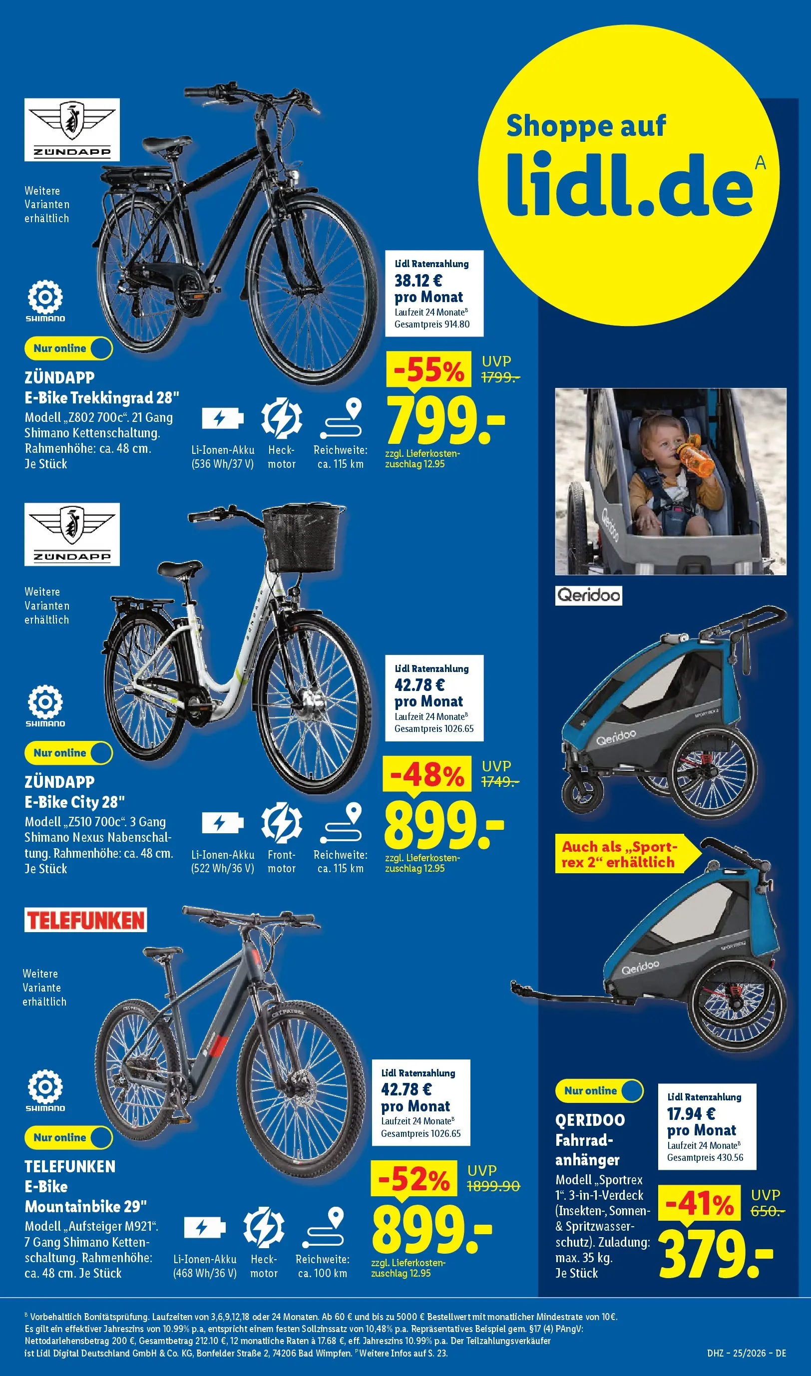 Lidl Prospekt Braunschweig (ab 14.06.2026) zum Blättern » Angebote | Seite: 15 | Produkte: Bad, Mountainbike