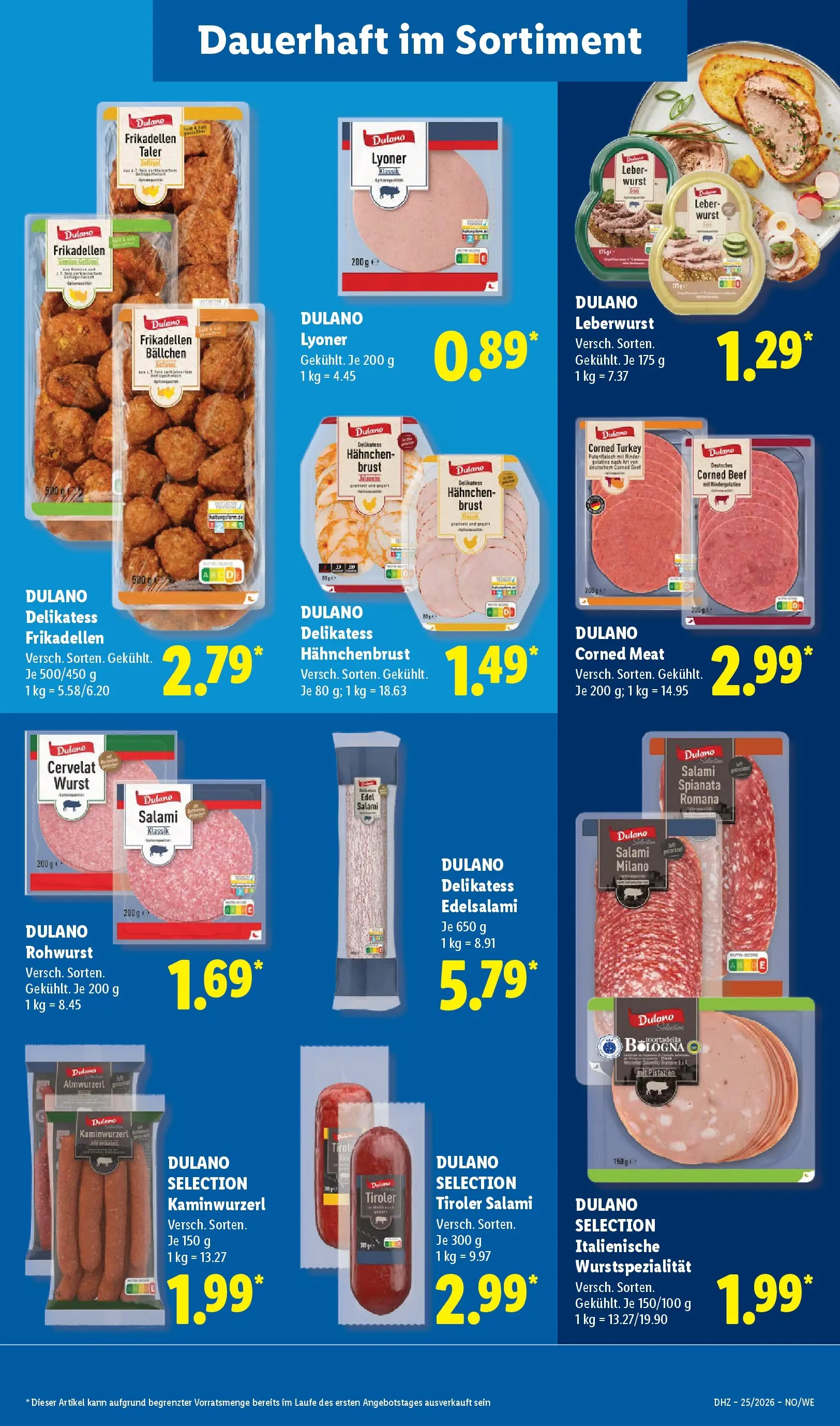 Lidl Prospekt Braunschweig (ab 14.06.2026) zum Blättern » Angebote | Seite: 19 | Produkte: Hahnchen, Pistazien, Wurst, Hahnchenbrust