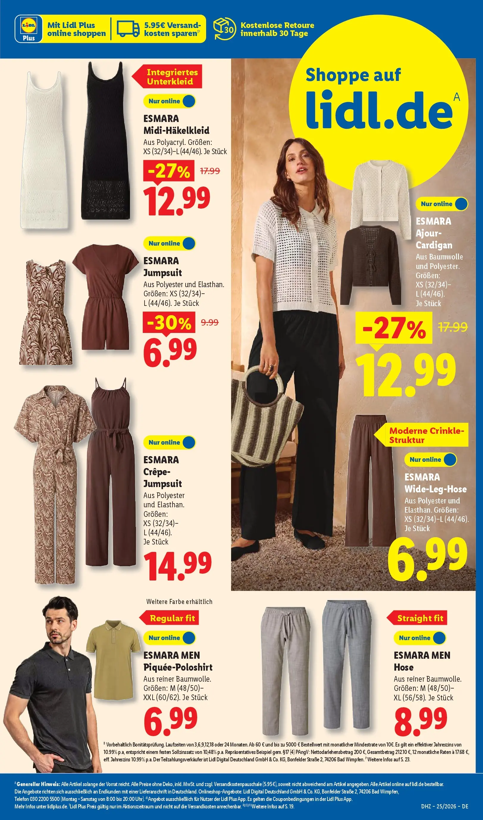 Lidl Prospekt Braunschweig (ab 14.06.2026) zum Blättern » Angebote | Seite: 41 | Produkte: Cardigan, Bad, Hose, Telefon