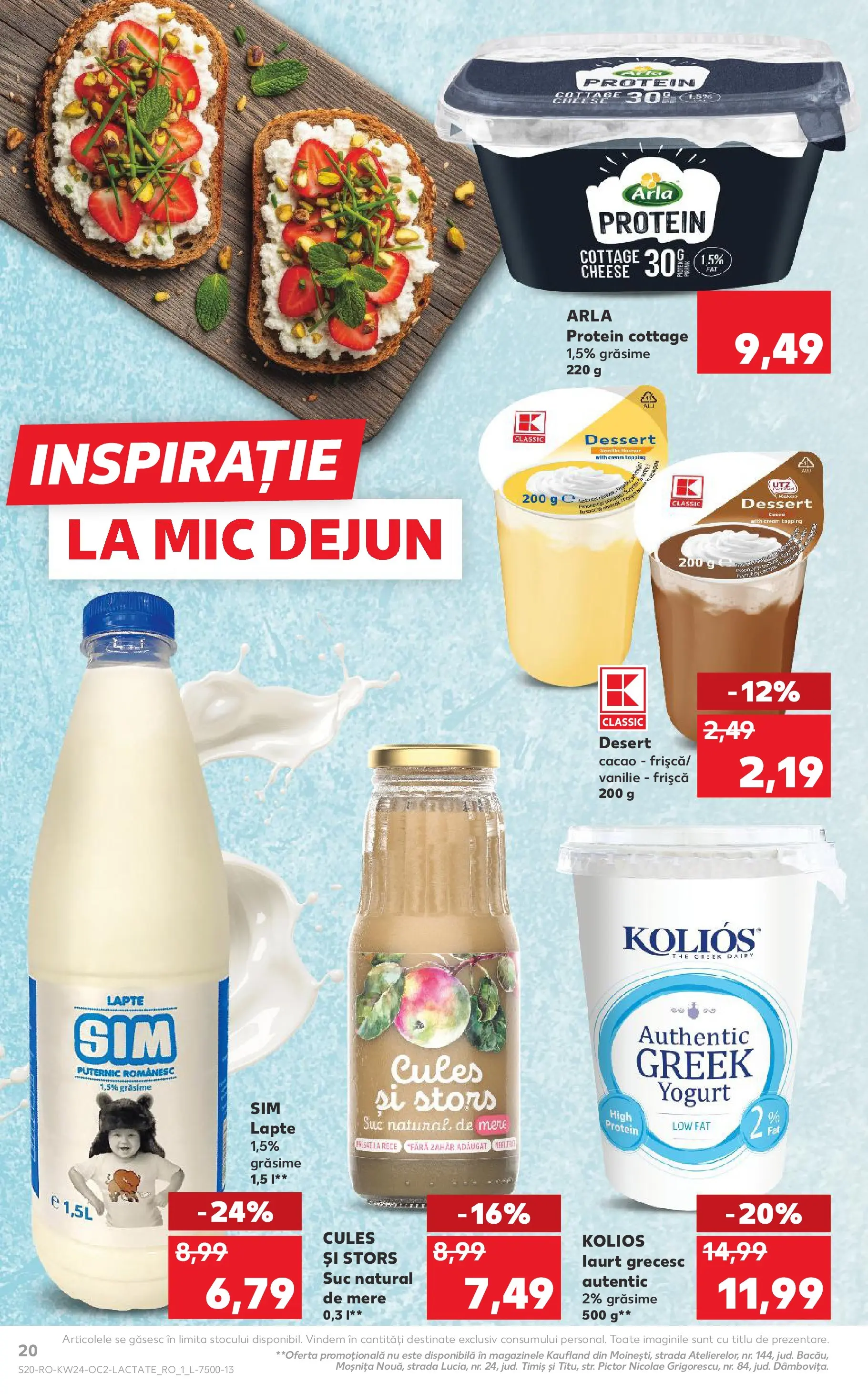 Kaufland Viseu de Sus 10.06.2026 - Revista si Oferta | Pagină: 20 | Produse: Apple, Frișcă, Cacao, Zahăr