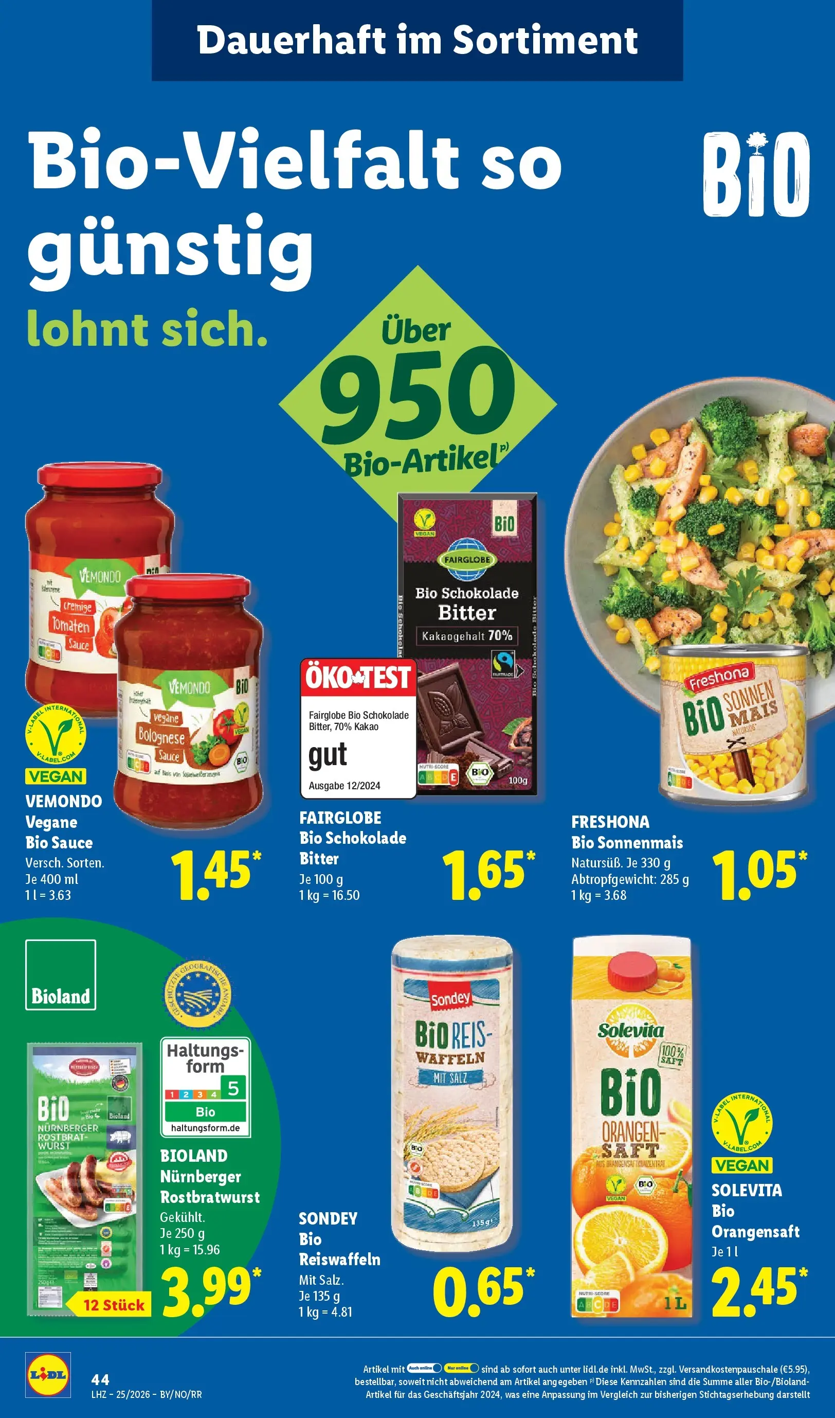 Lidl Prospekt Hof-innenstadt (ab 14.06.2026) zum Blättern » Angebote | Seite: 60 | Produkte: Orangen, Tomaten, Waffeln, Wurst