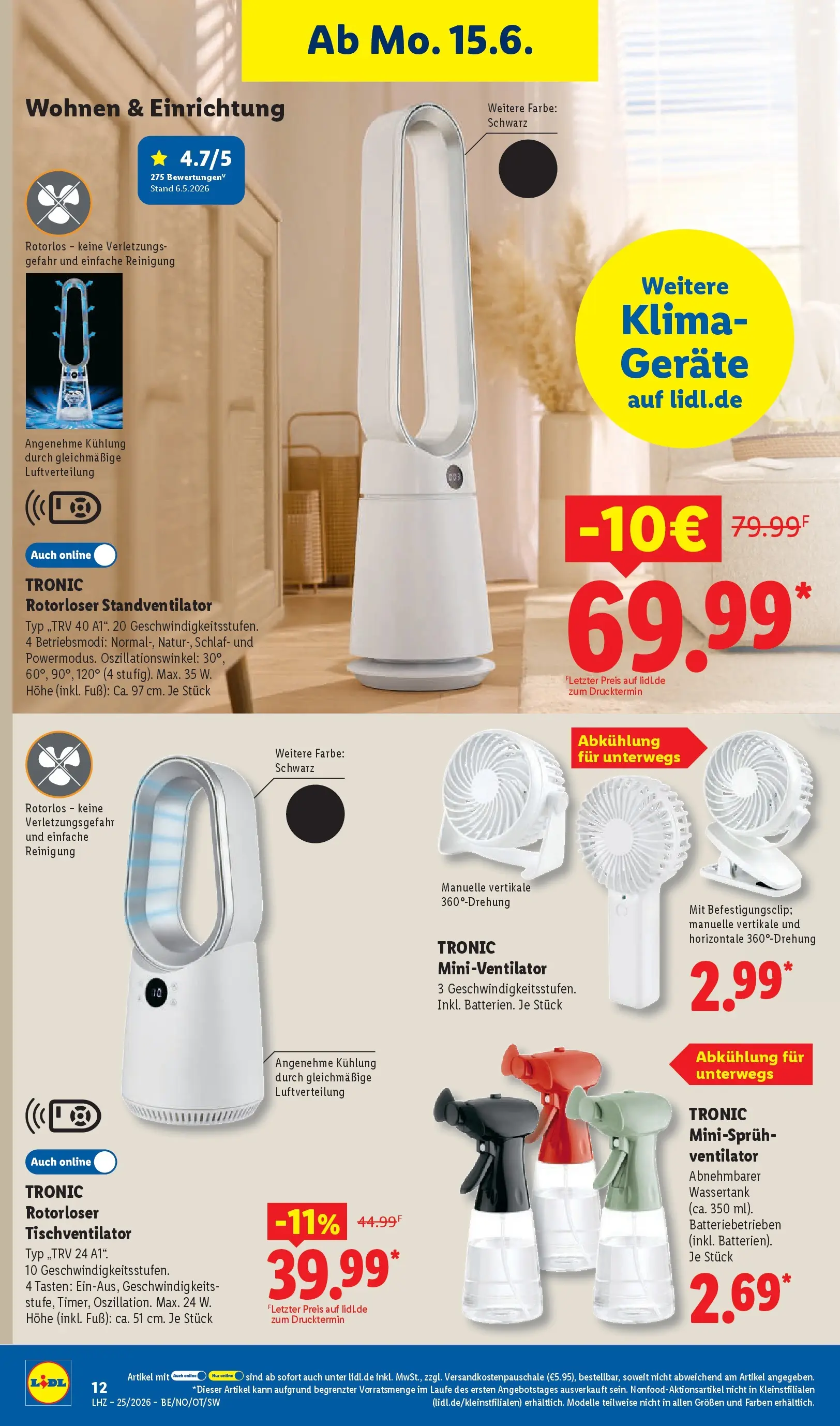 Lidl Prospekt Villingen-schwenningen (ab 14.06.2026) zum Blättern » Angebote | Seite: 24 | Produkte: Ventilator