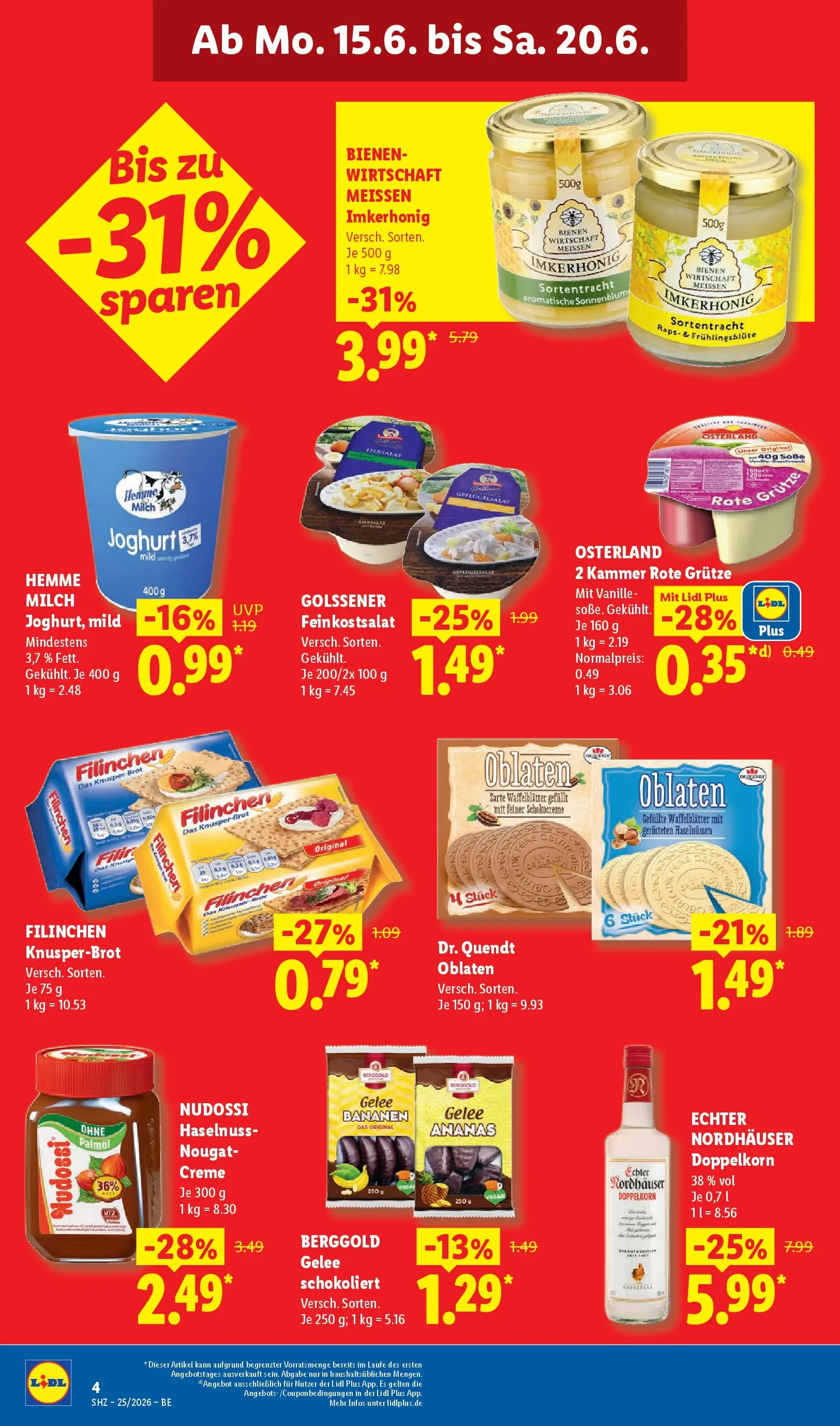Lidl Prospekt Mahlow (ab 14.06.2026) ยป Angebote online | Seite: 4 | Produkte: Milch, Joghurt, Bananen, Creme Lidl Prospekt Mahlow (ab 14.06.2026) zum Blรคttern ยป Angebote | Seite: 4 | Produkte: Milch, Joghurt, Bananen, Creme